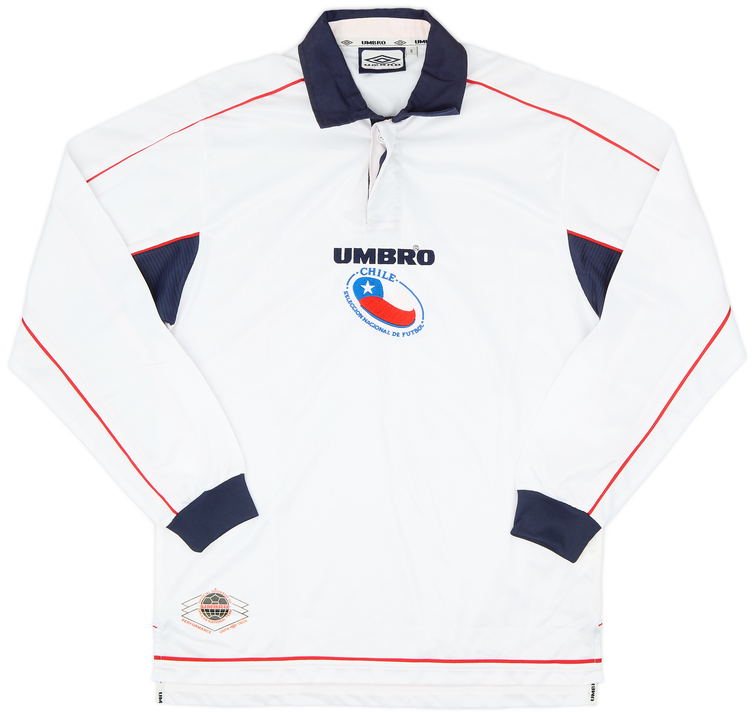 2000-01 Chile Away L/S Shirt - 8/10 - (S)