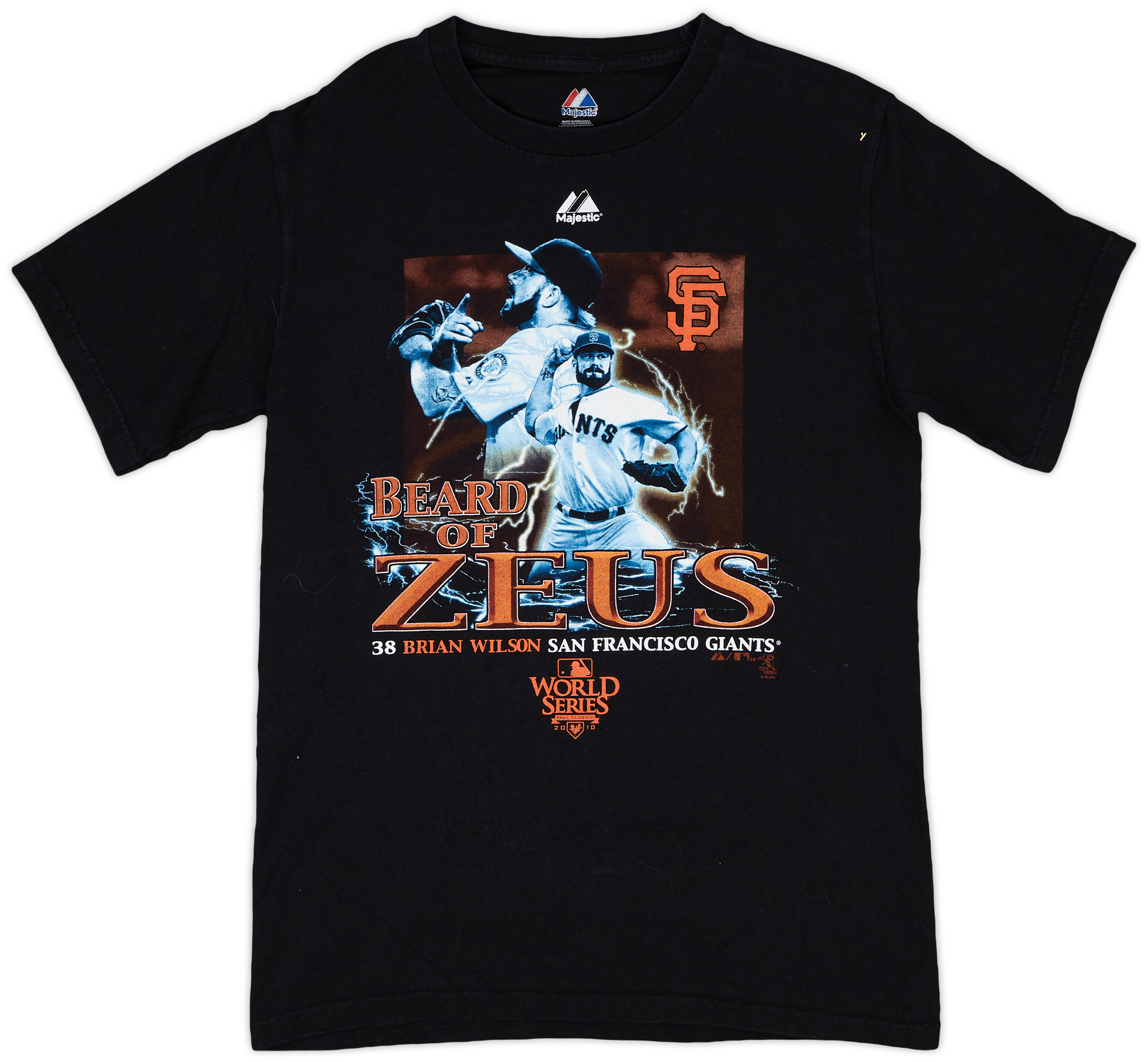 San Francisco Giants Majestic Jersey World Series Brian Wilson