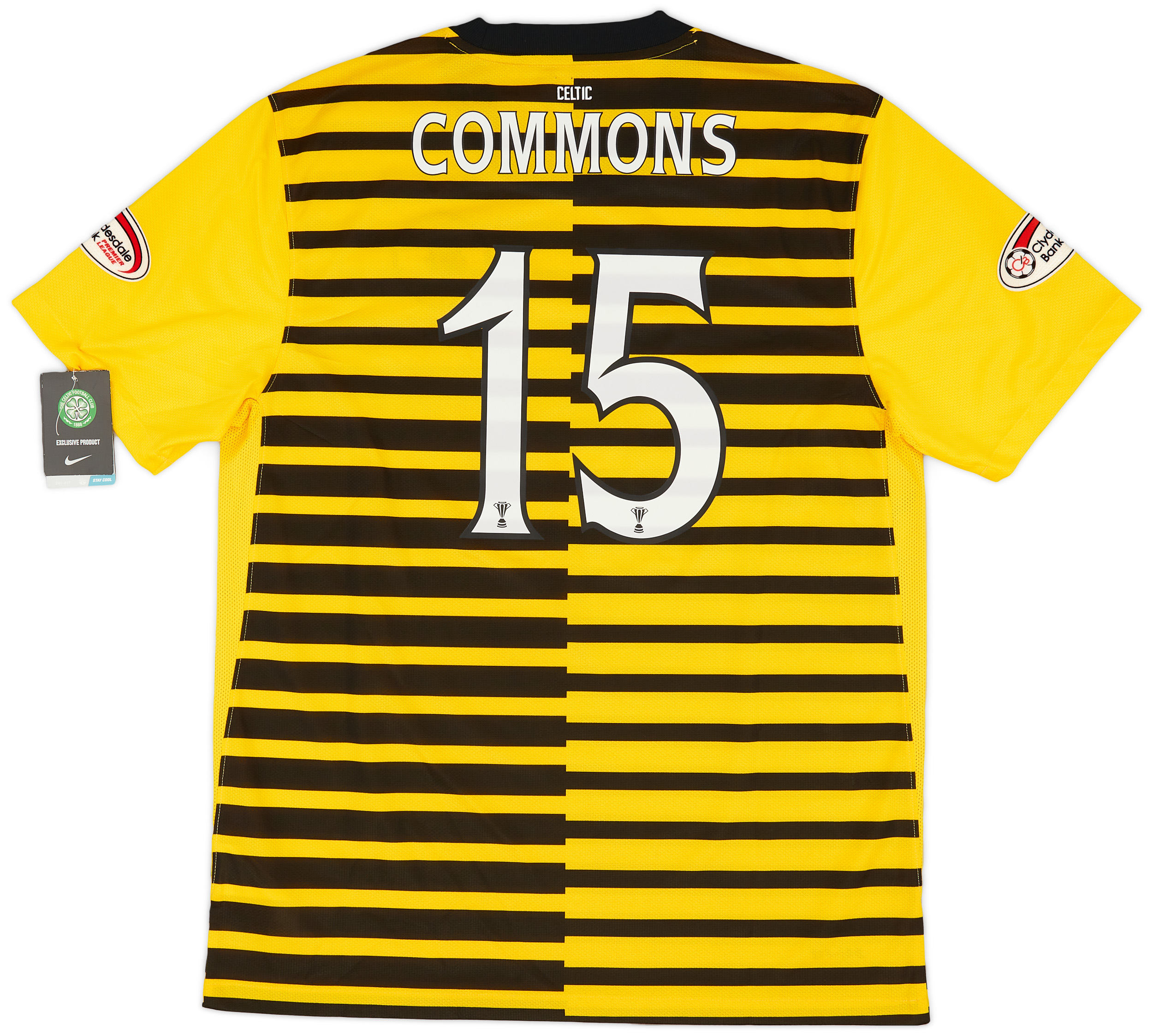 2011-12 Celtic Third Shirt Commons #15 (L)