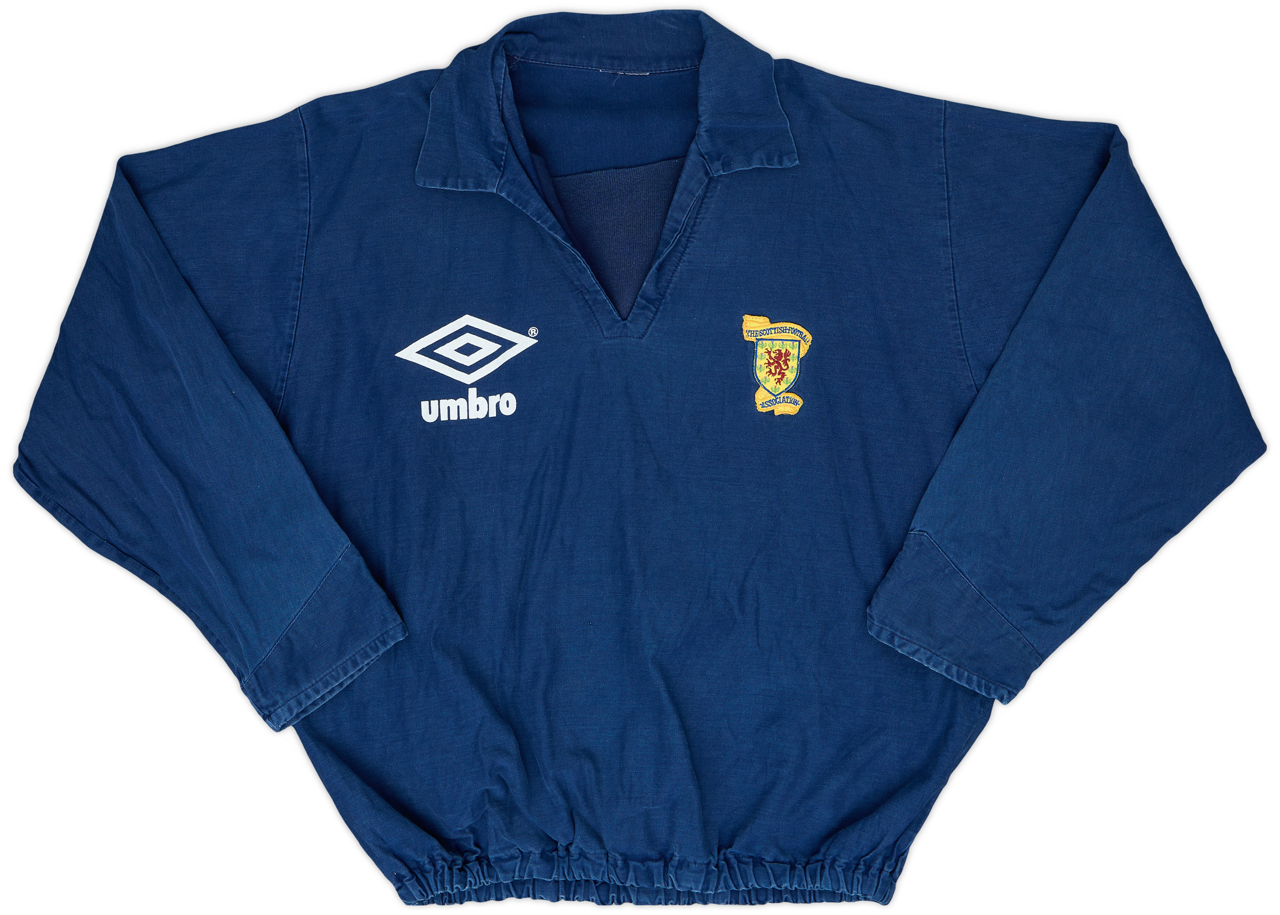 1990-92 Scotland Umbro Drill Top - 9/10 - (XL) 1990-92 Scotland Umbro Drill Top - 9/10 - (XL)