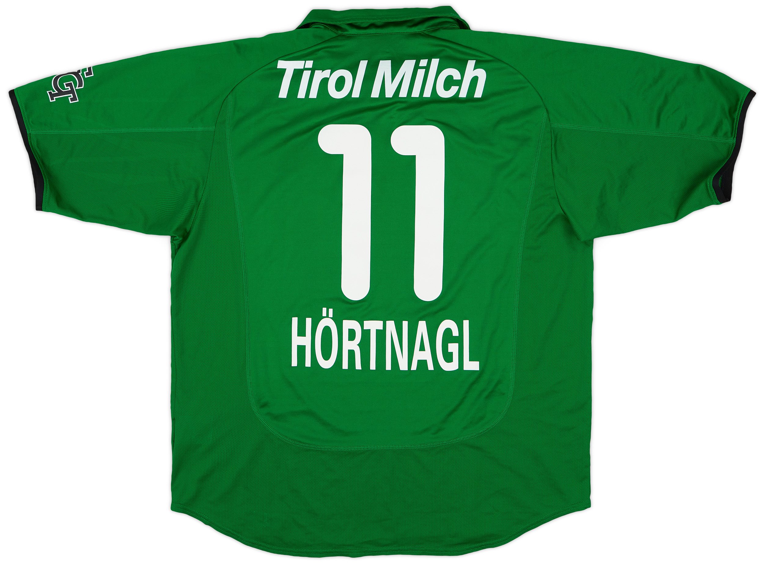 2001-02 Tirol Innsbruck Match Issue Signed Home Shirt Hortnagl #11