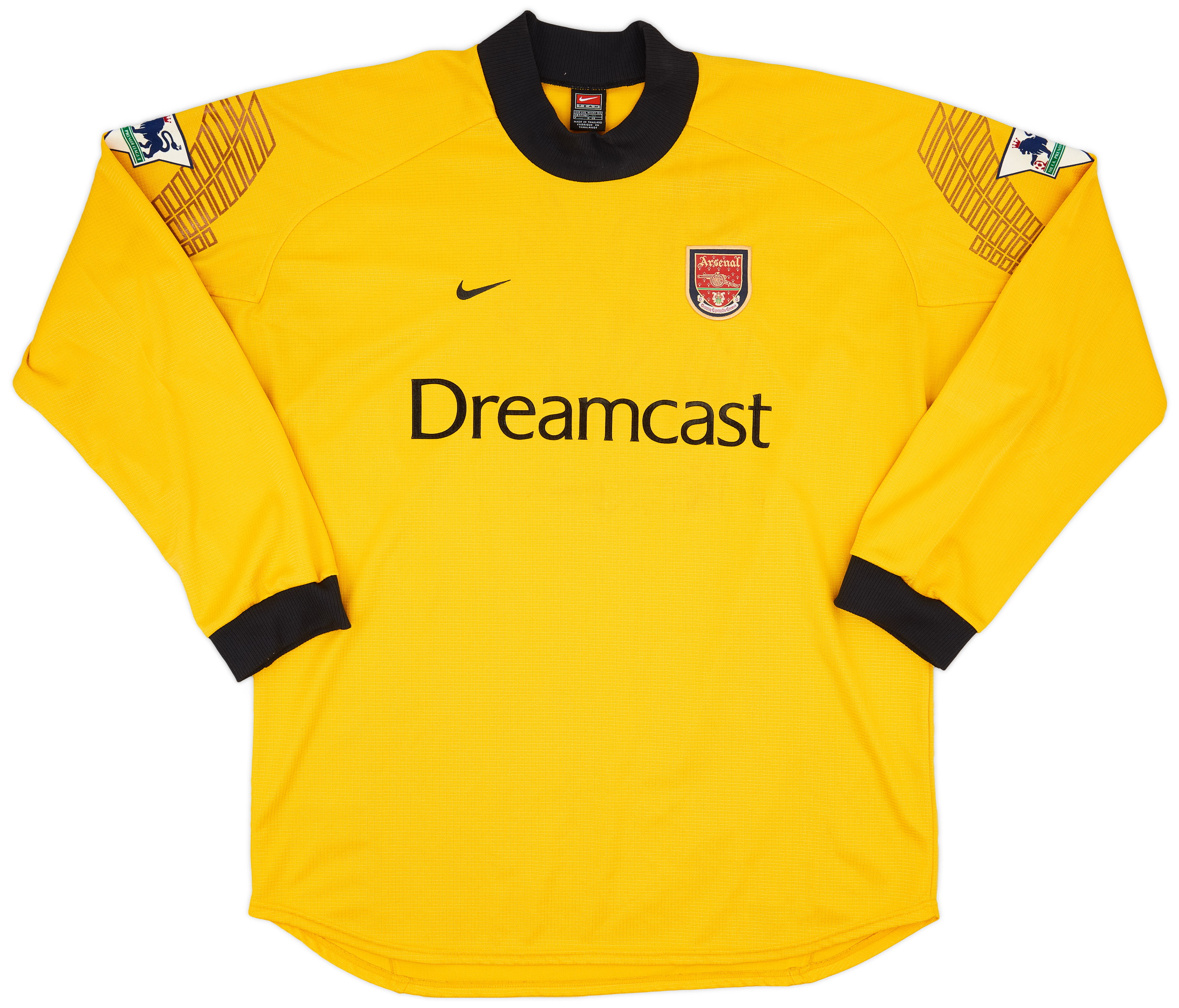 2001-02 Arsenal Player Issue GK Shirt Seaman #1 - 7/10 - (XXL) 2001-02 Arsenal Player Issue GK Shirt Seaman #1 - 7/10 - (XXL)
