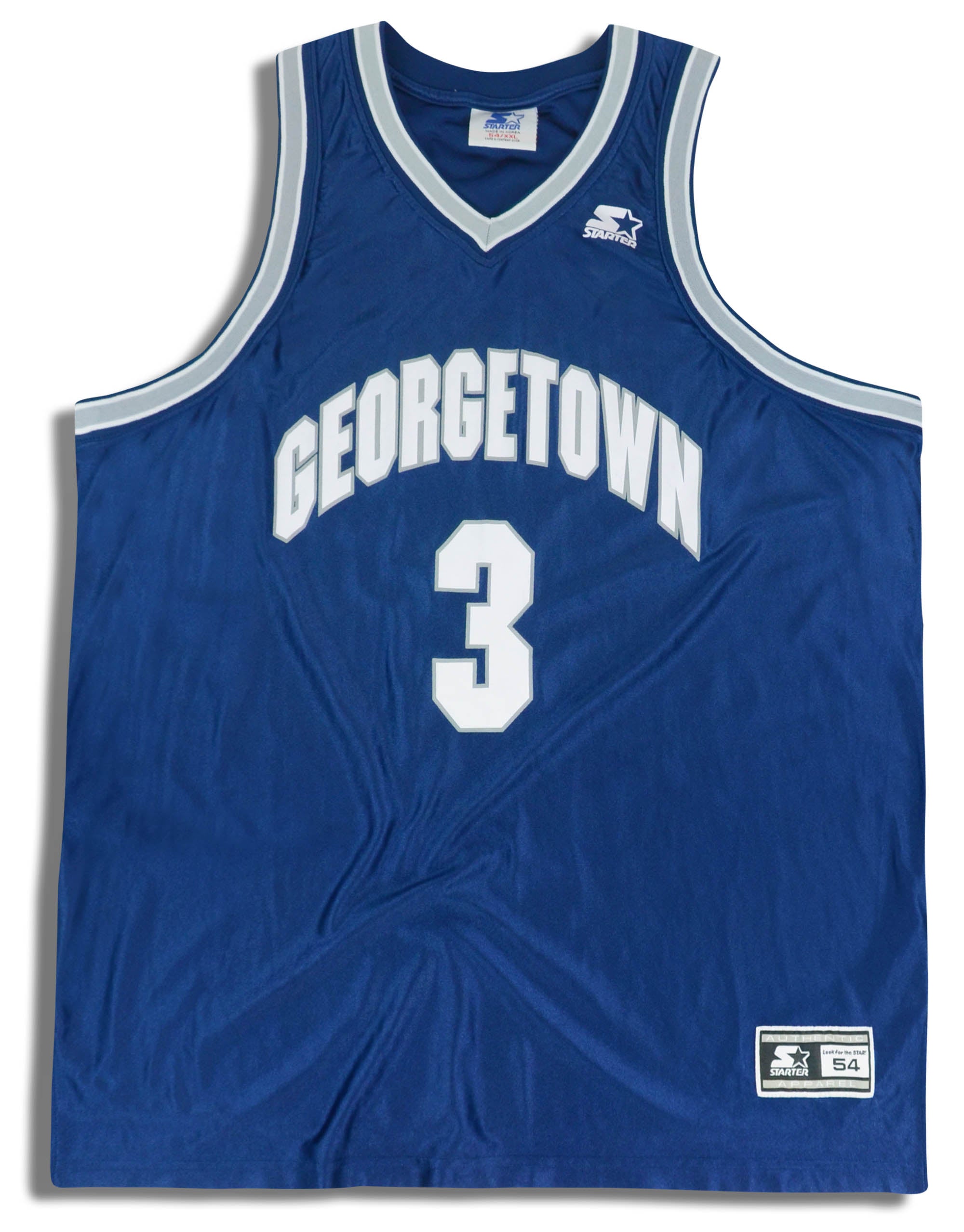 1994-96 Georgetown Hoyas Iverson #3 Starter Jersey (Away) XXL