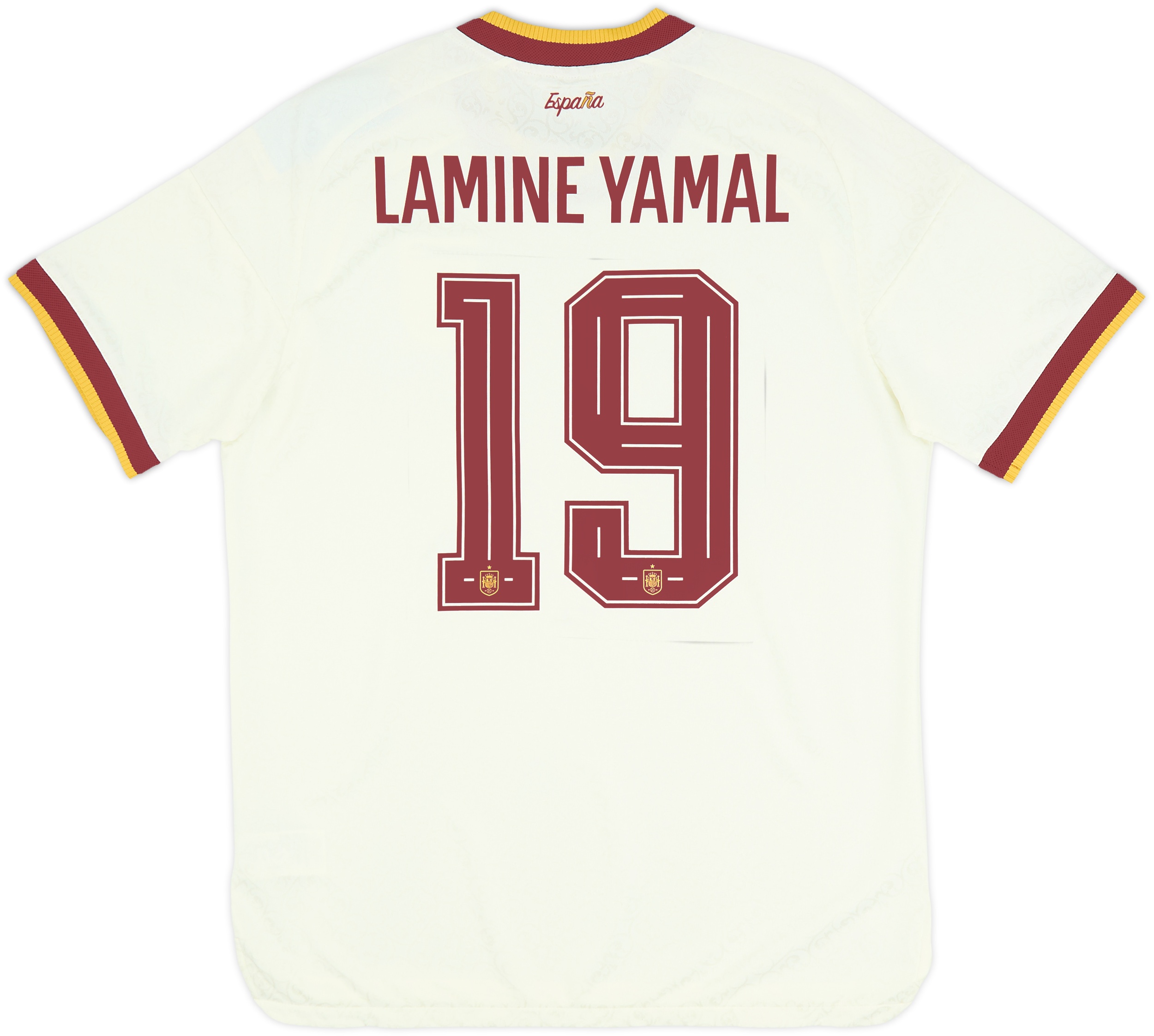 2026-27 Spain Authentic Away Shirt Lamine Yamal #19