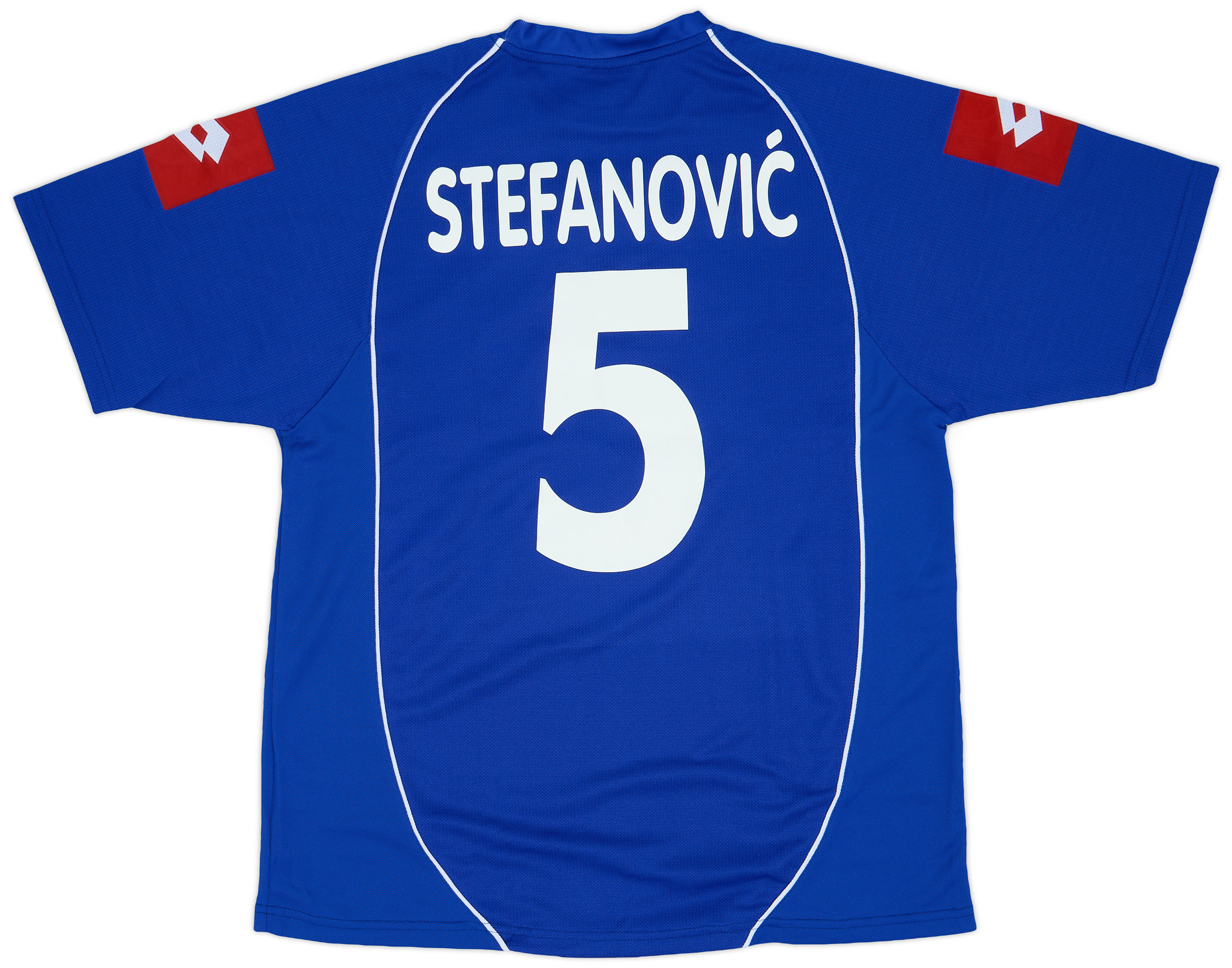 2003-05 Serbia and Montenegro Home Shirt & Shorts Stefanovic #5 (L)