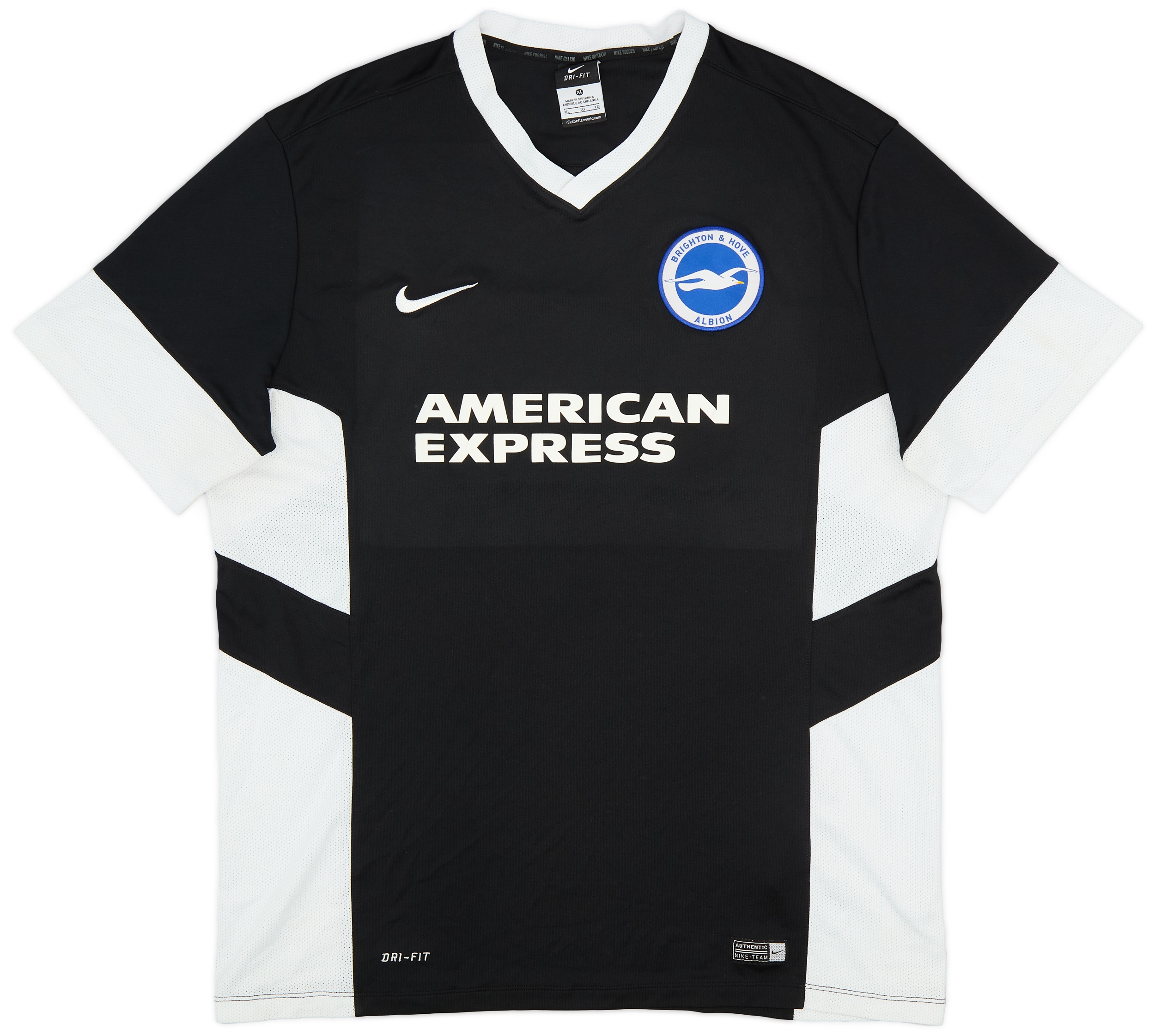 Nike Brighton & Hove Albion シャツ M BRIGHTON HOVE ALBION 2014 2015 HOME SHIRT JERSEY NIKE 580917