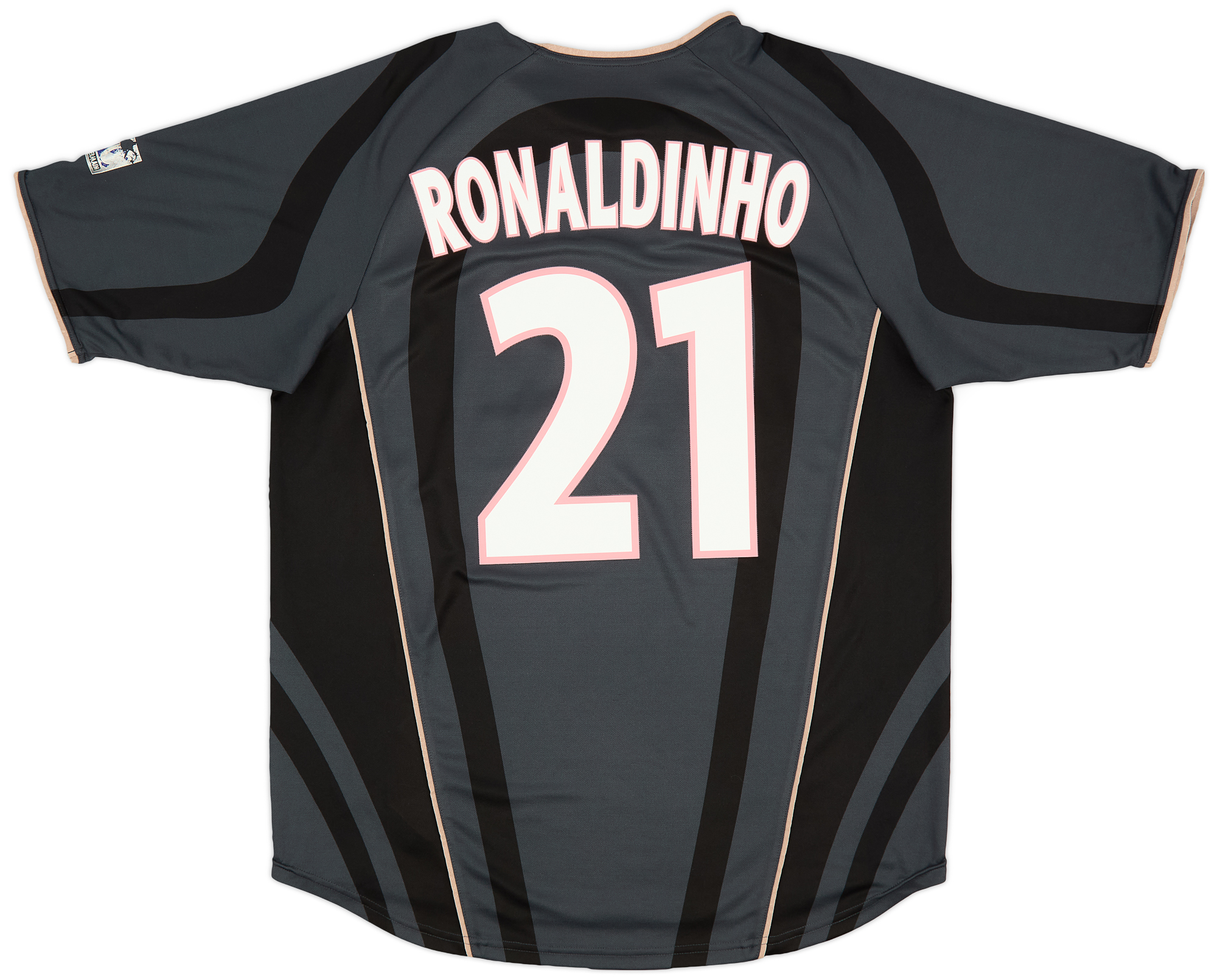 2001-02 Paris Saint-Germain Third Shirt Ronaldinho #21 - 7 2001-02 Paris Saint-Germain Third Shirt Ronaldinho #21 - 7