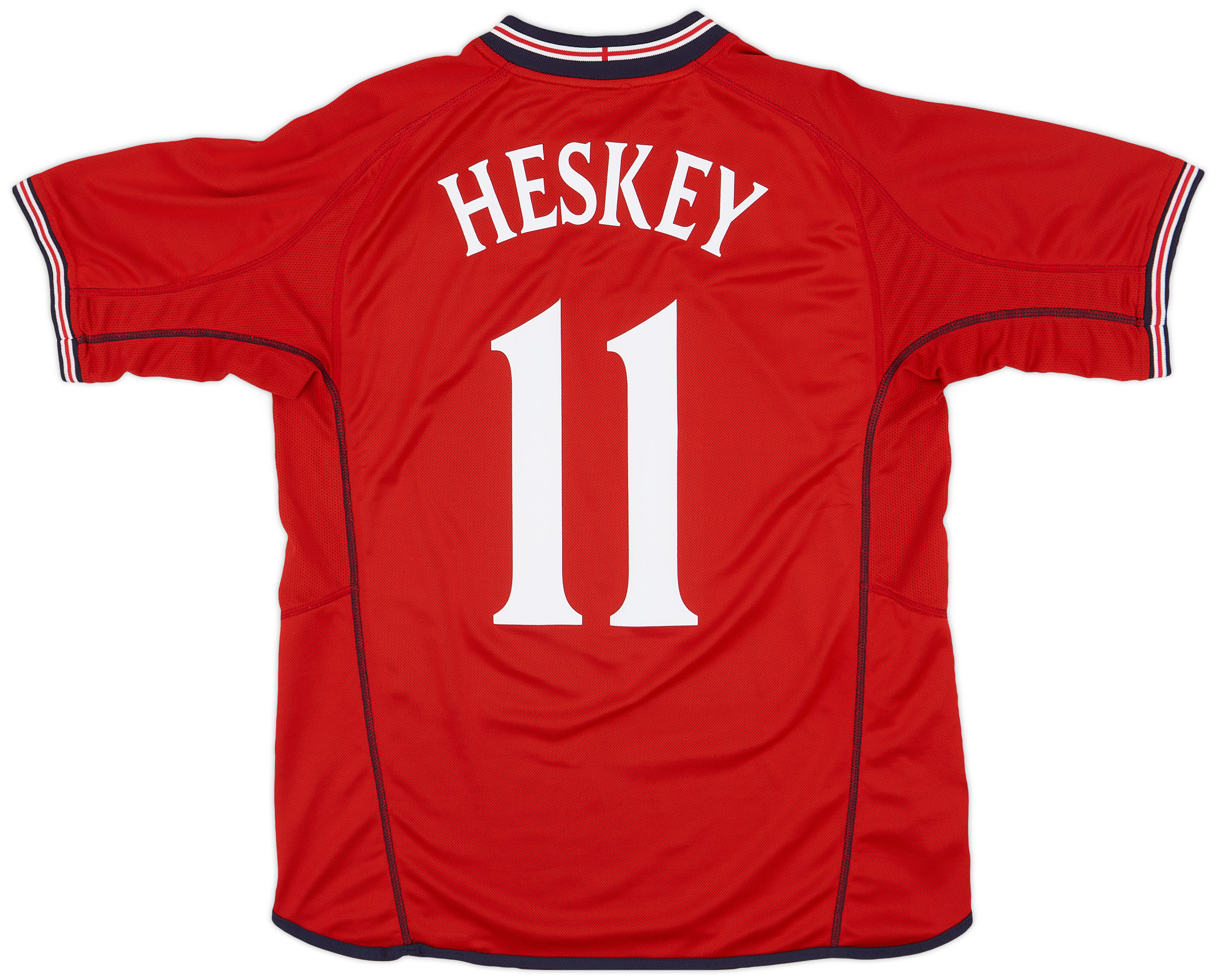 2002-04 England Away Shirt Heskey #11 - 8/10 - (L)