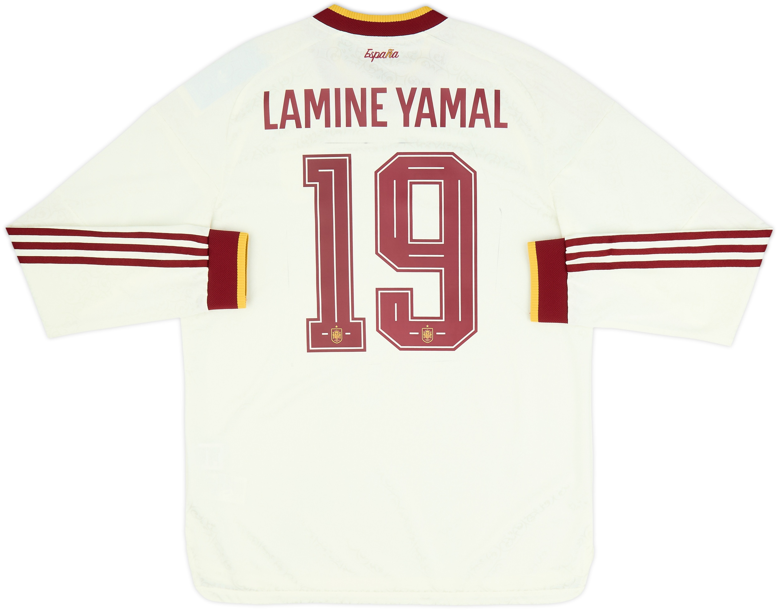 2026-27 Spain Authentic Away L/S Shirt Lamine Yamal #19