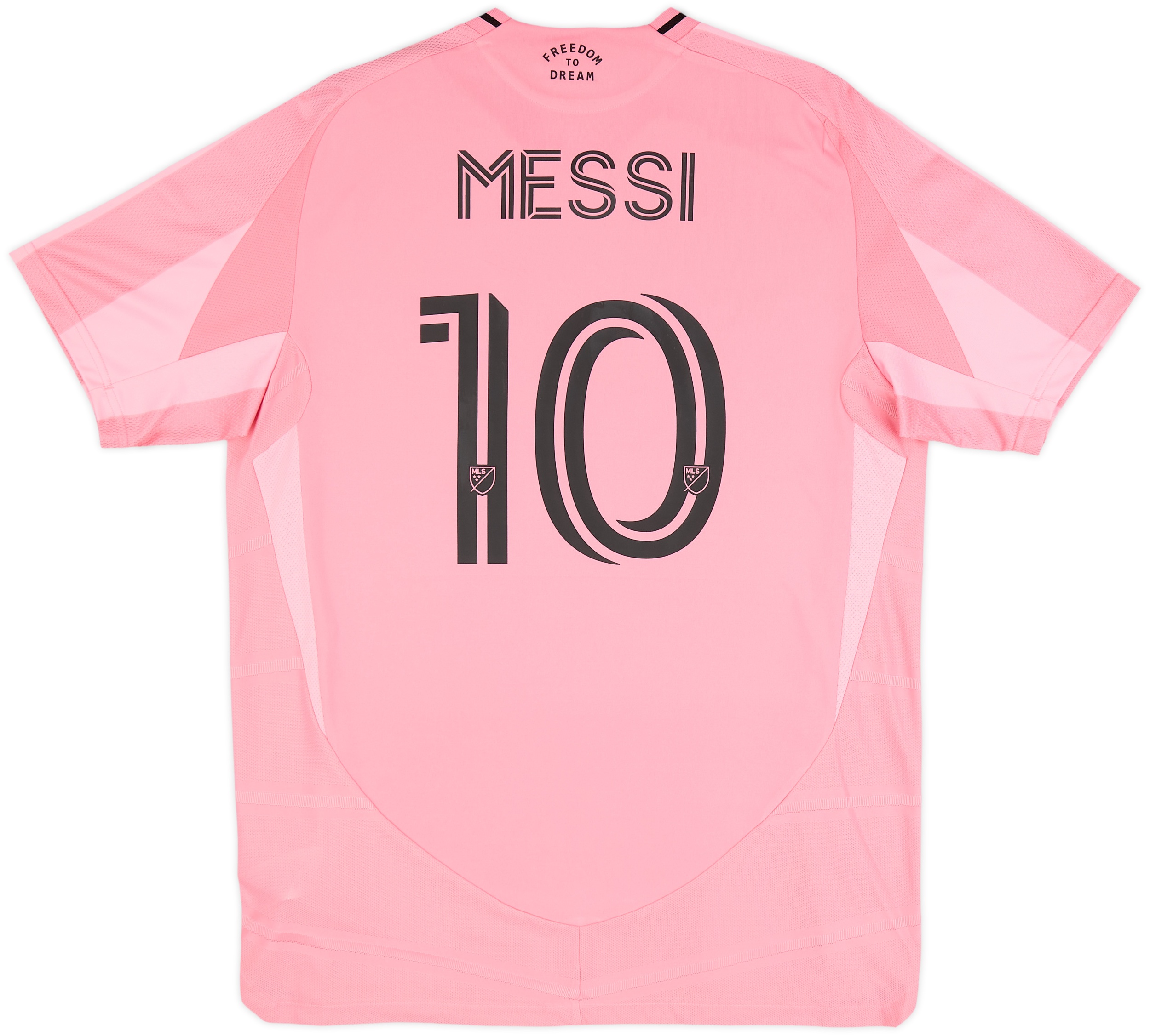 ピンク サッカーシャツ 10番 サイン入り 2025 Inter Miami Authentic Home Shirt Messi #10