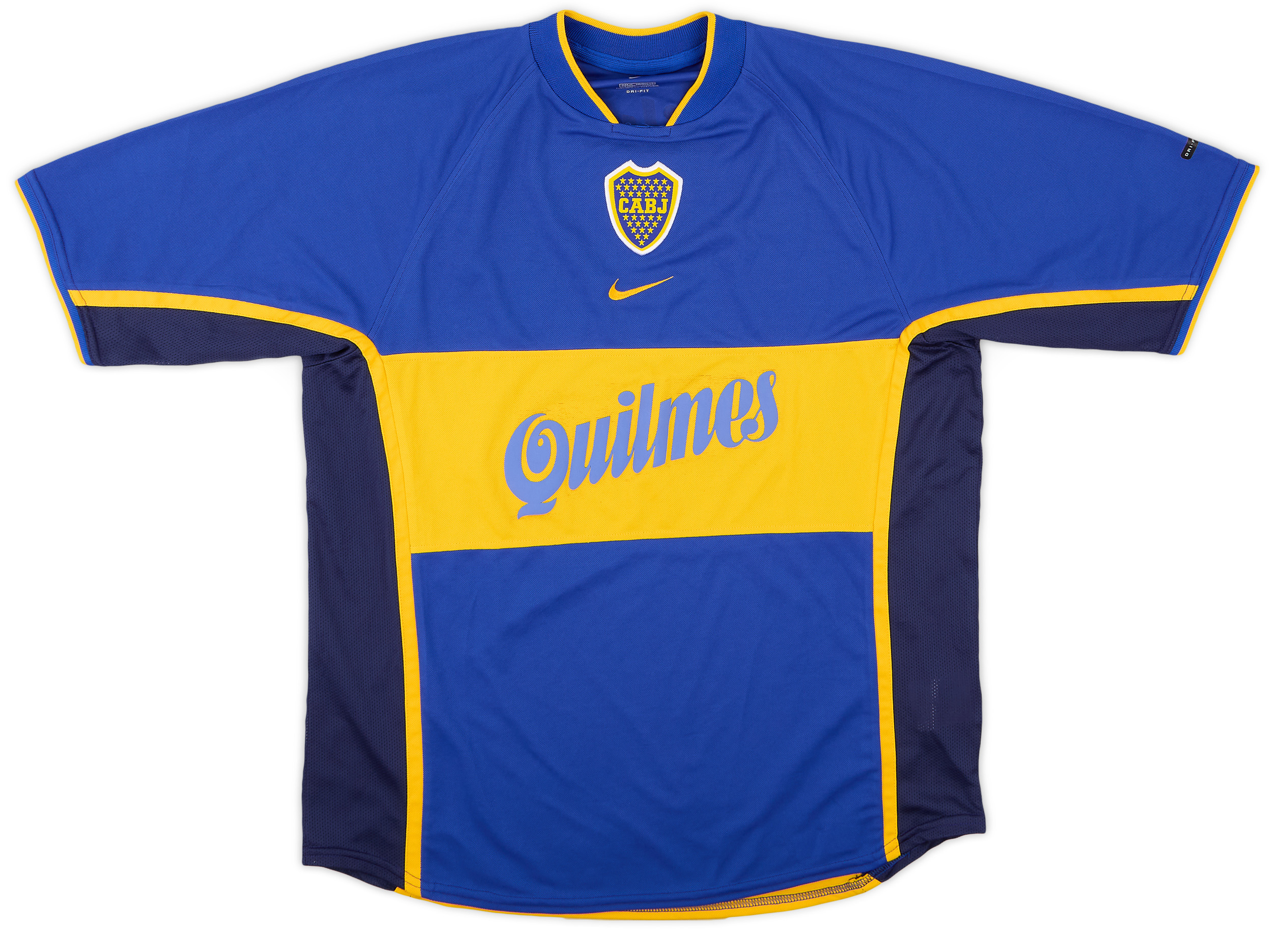 ウェア BOCA JUNIORS 02-03 NIKE DRI-FIT HOME VTG Nike Dri Fit Boca Juniors Training Pullover L | eBay