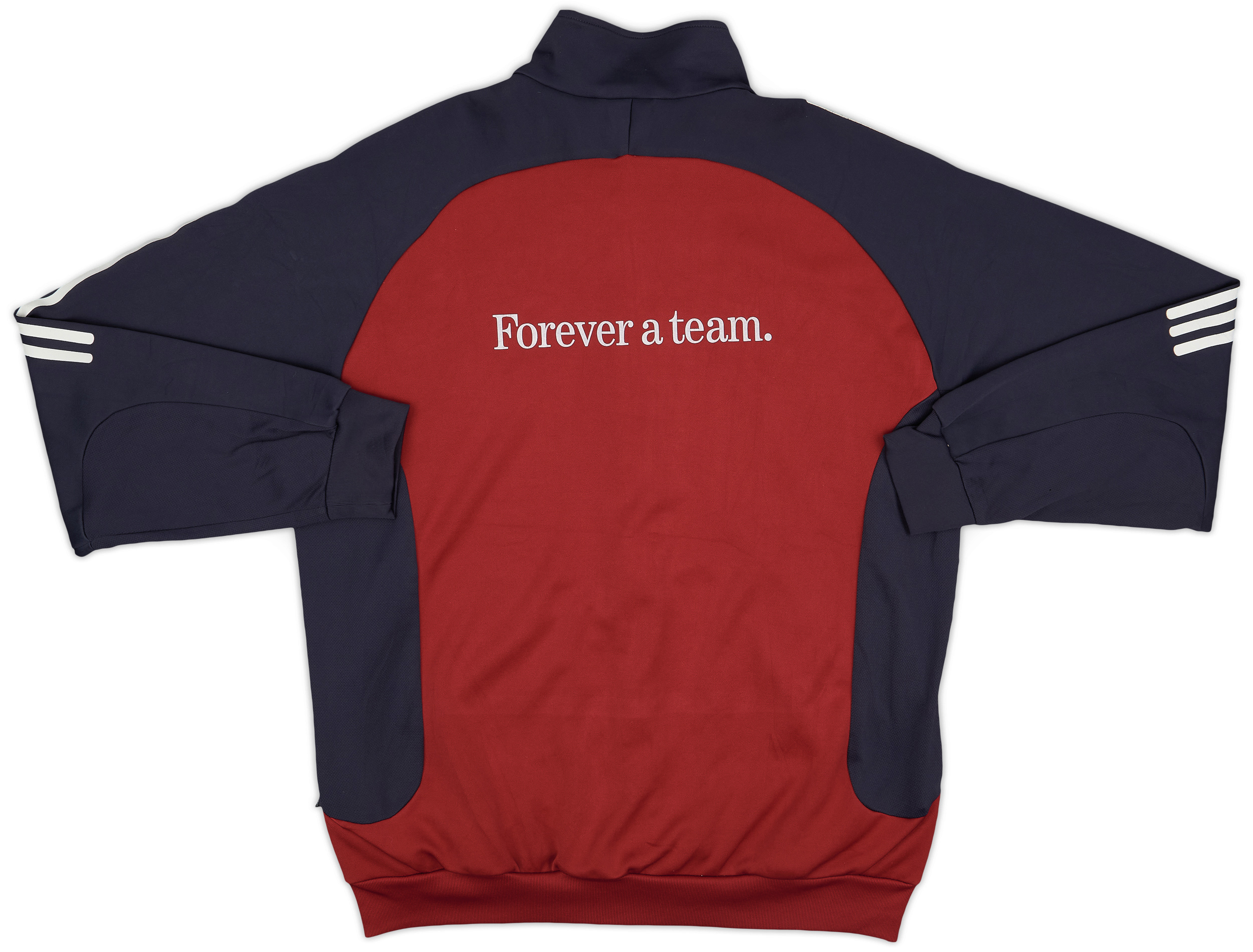 adidas　FC BAYERN MUNCHEN 2005-06 Bayern Munich adidas 1/4 Zip Fleece Top - 8/10 - (L/XL)