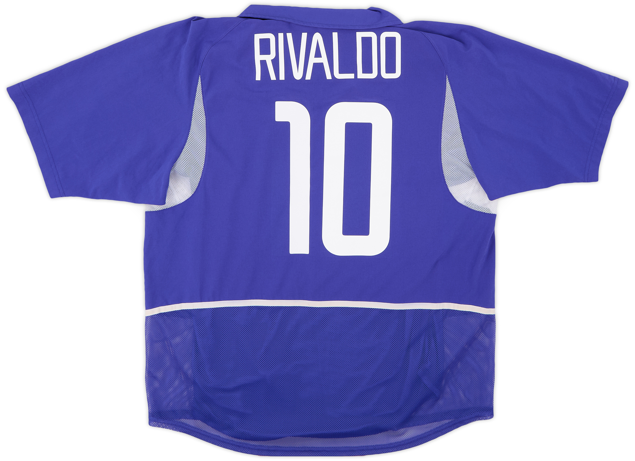 2002-04 Brazil Player Issue Away Shirt Rivaldo #10 - 8/10 - (L)