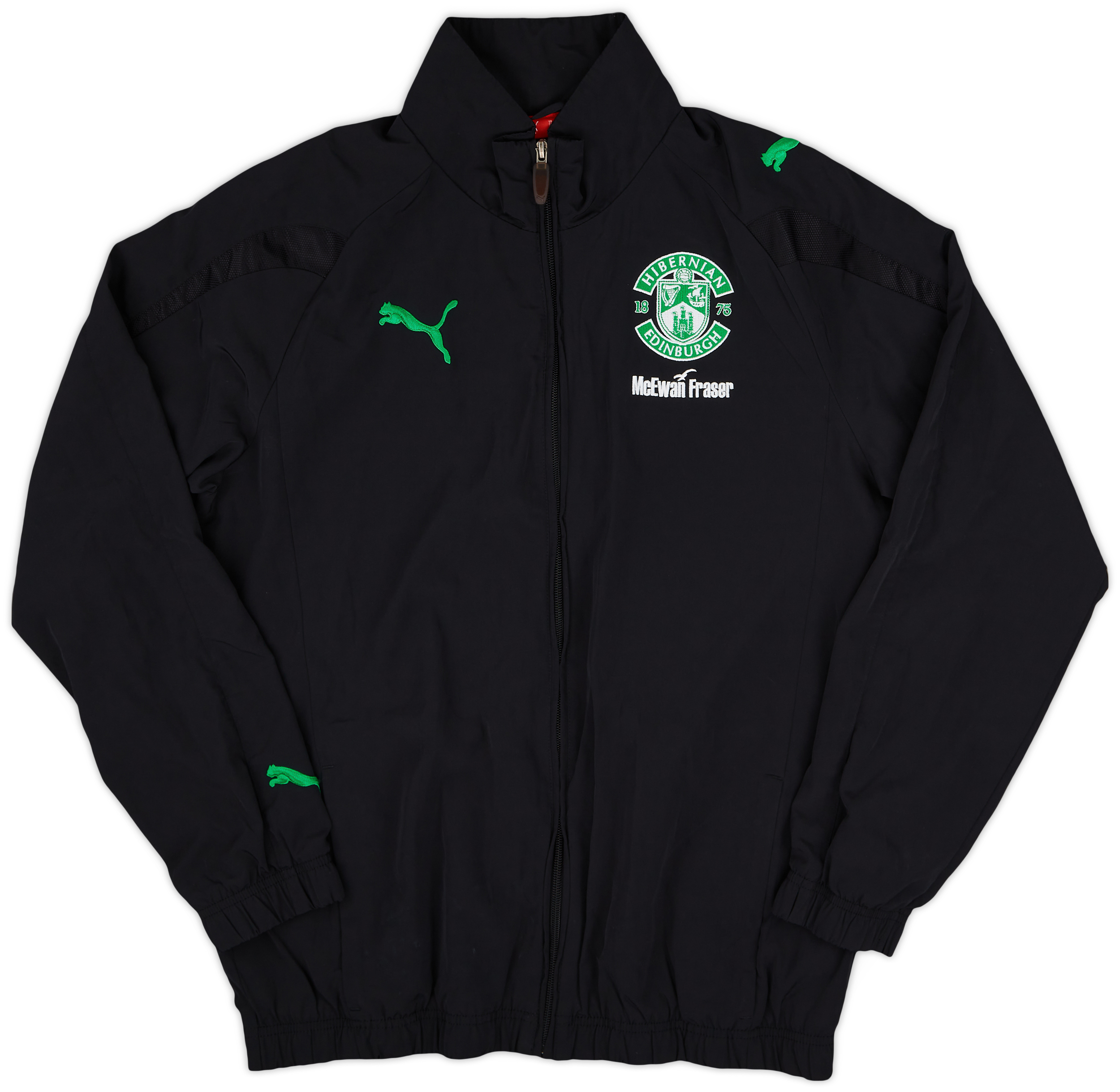 2010-11 Hibernian Puma Track Jacket - 8/10 - (S)