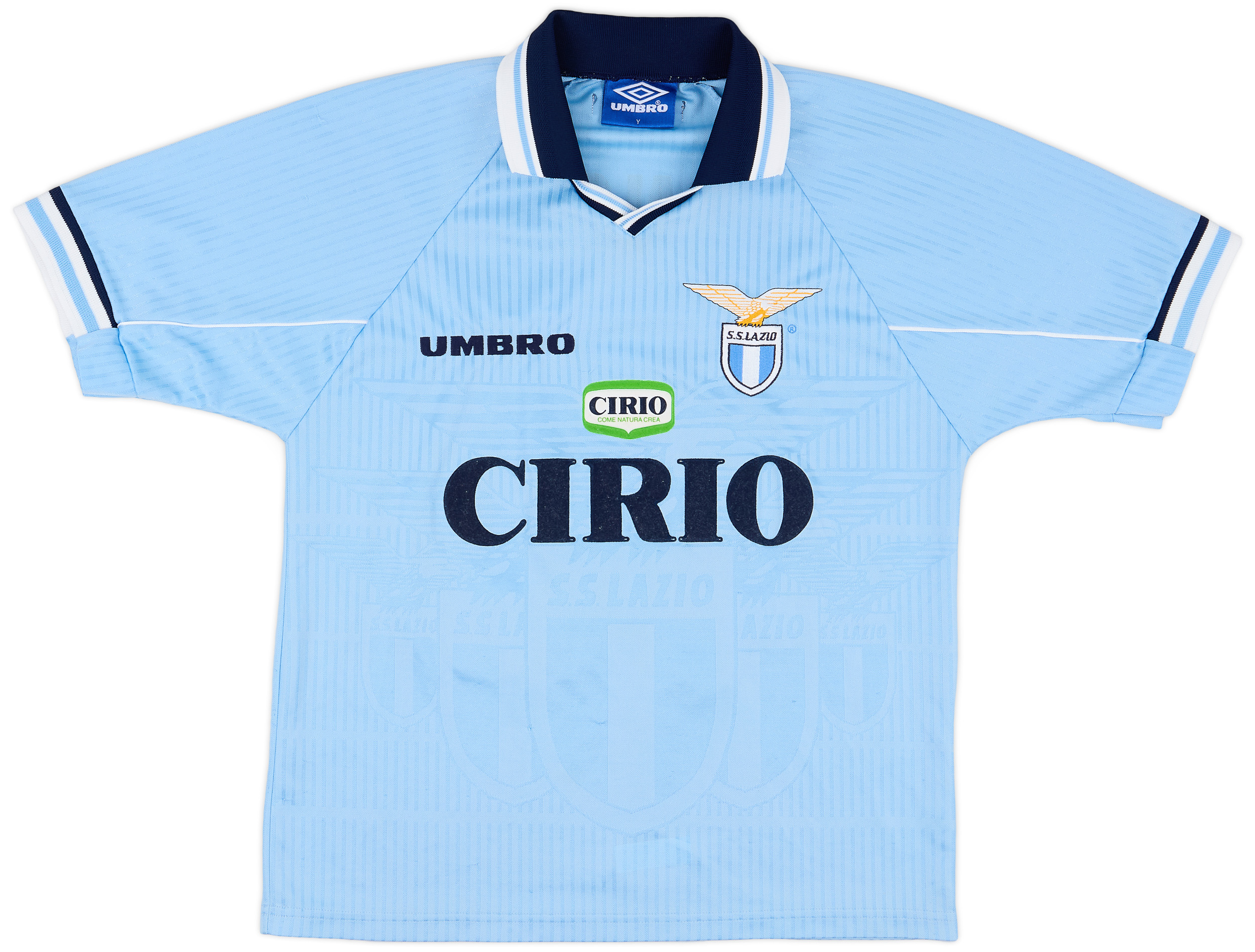 1997-98 Lazio Home Shirt Mancini #10 - 7/10 - (Y) 1997-98 Lazio Home Shirt Mancini #10 - 7/10 - (Y)