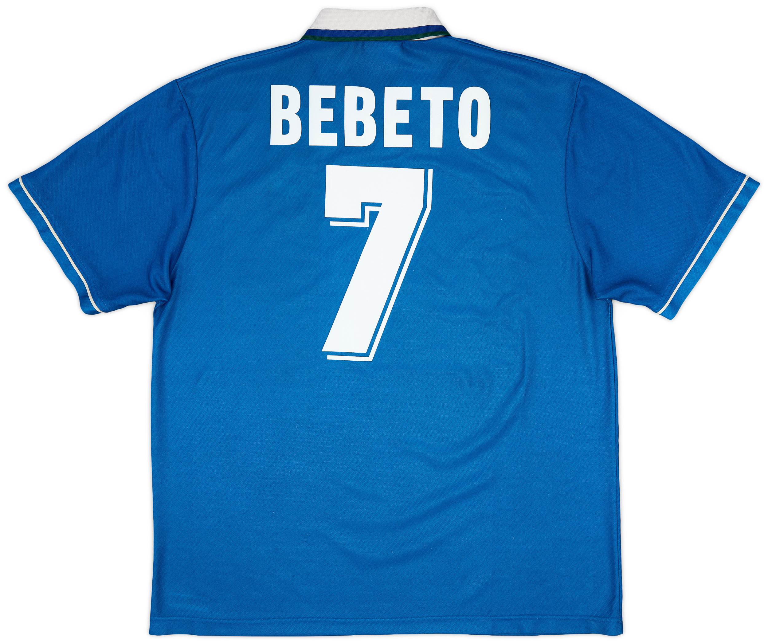 1994-97 Brazil Away Shirt Bebeto #7 - 8/10 - (XL)