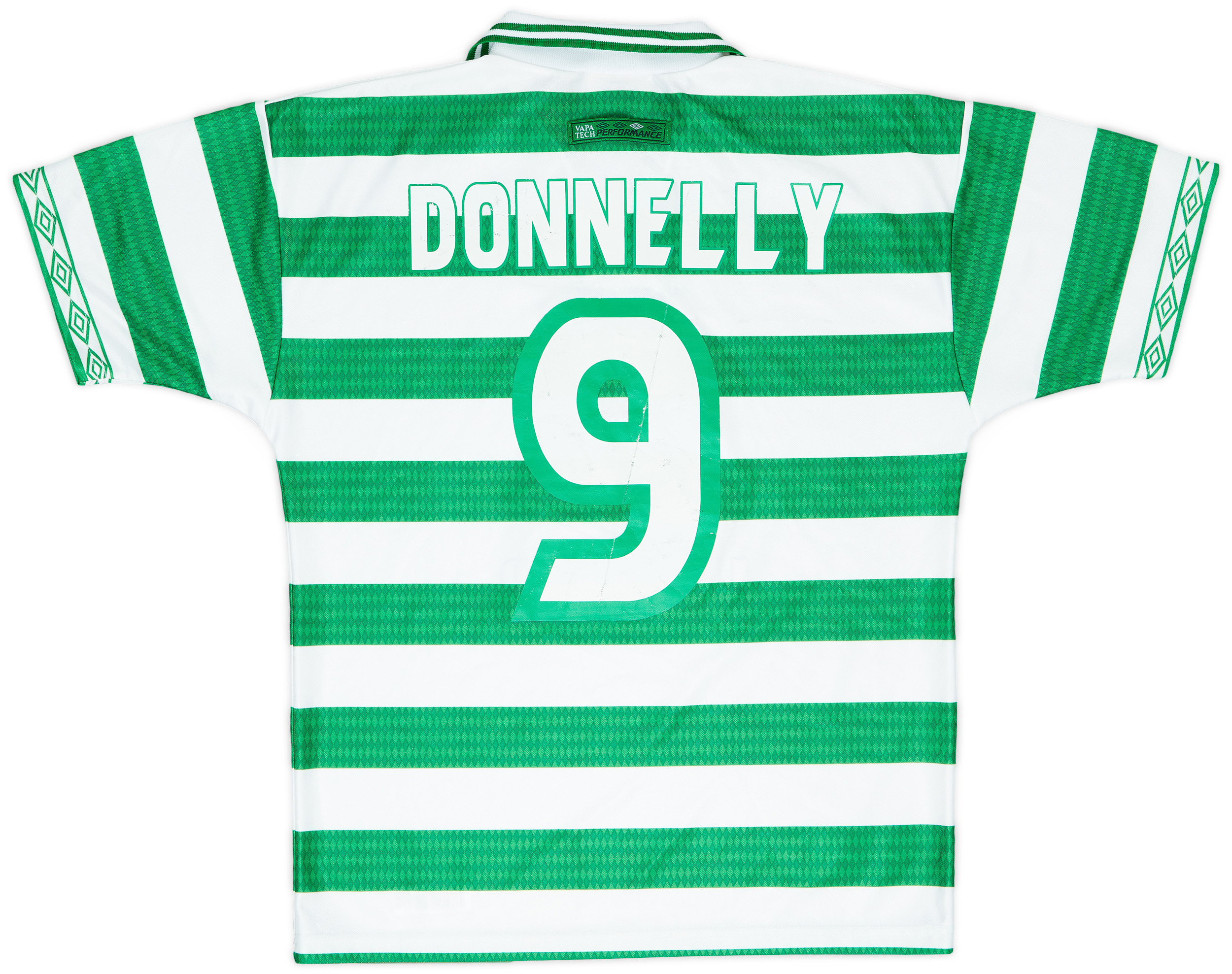199799 Celtic Home Shirt Donnelly 9 5/10 (L.Boys)