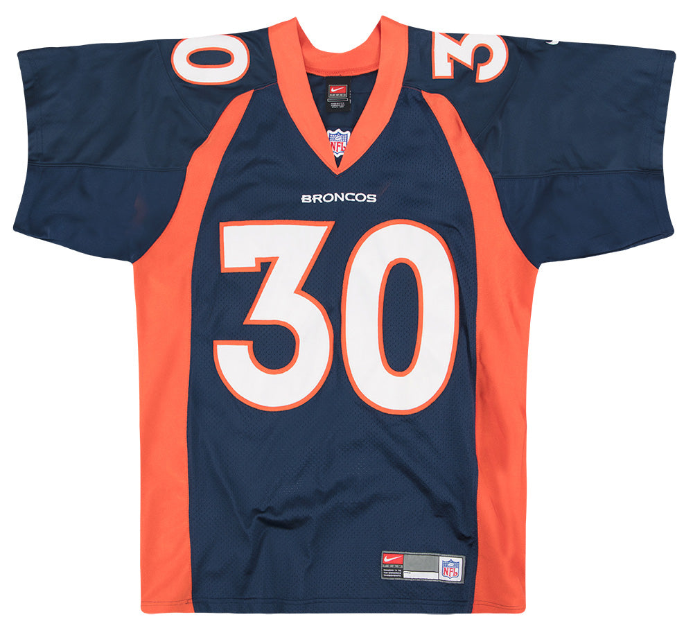 1997-00 Denver Broncos Davis #30 Authentic Nike Jersey (Home) XL