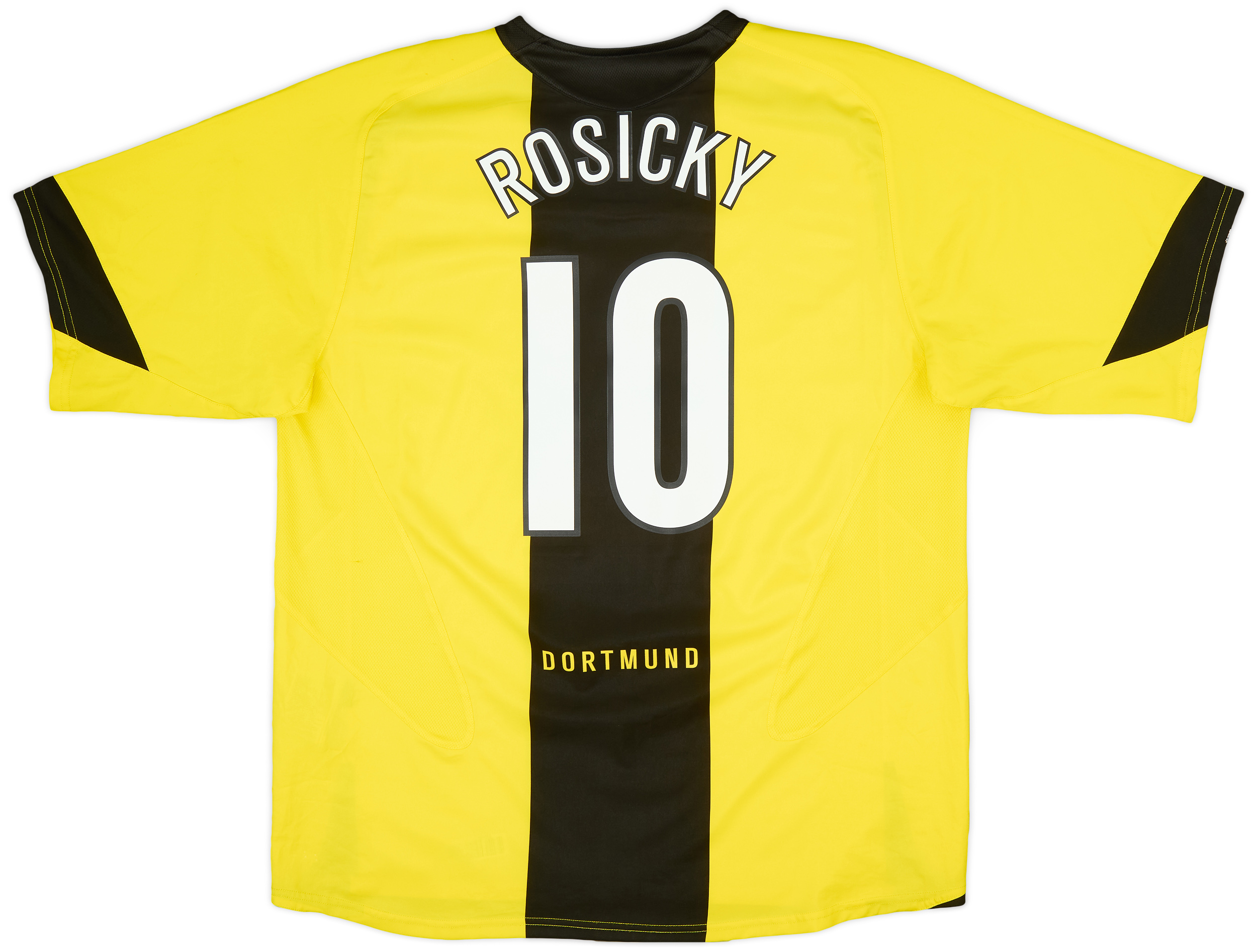 Maillot de foot Borussia Dortmund Rosicky #10 domicile 2002 2003 adulte