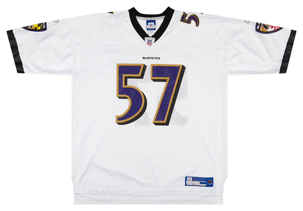 2005-06 Baltimore Ravens Scott #57 Reebok On Field Jersey
