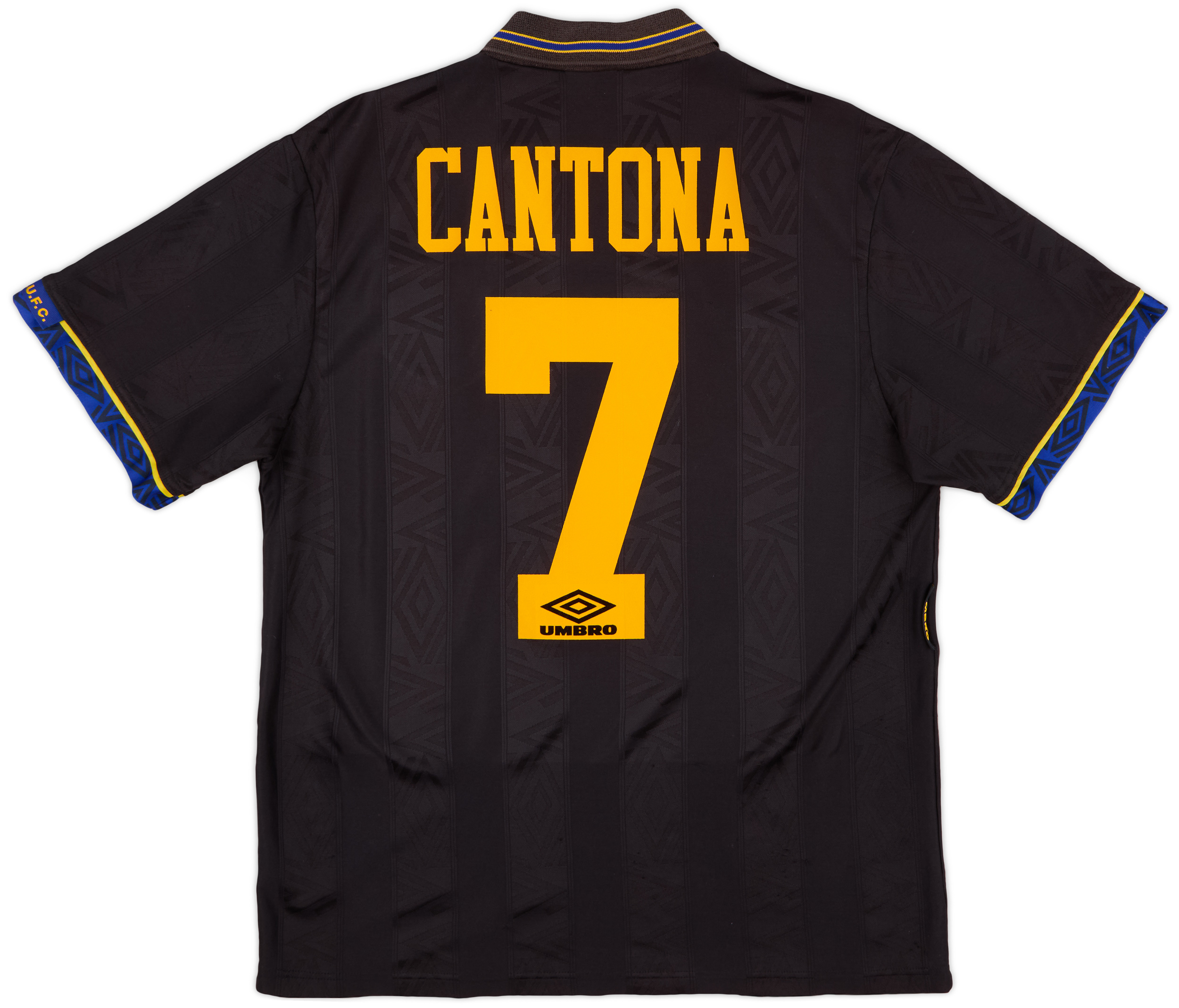 1993-95 Manchester United Away Shirt Cantona #7 - 6/10 - (M)
