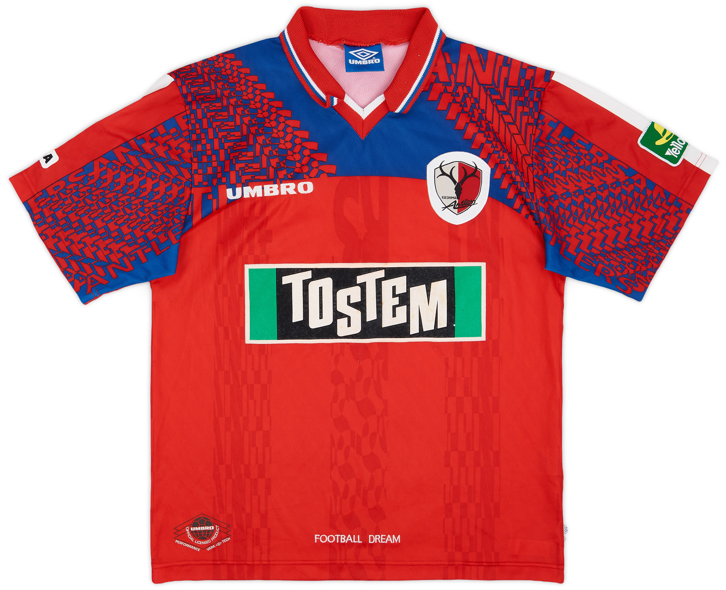 KASHIMA ANTLERS 1997)Umbroサッカーユニフォーム背番号 79773dda069787e23f5c307b107014