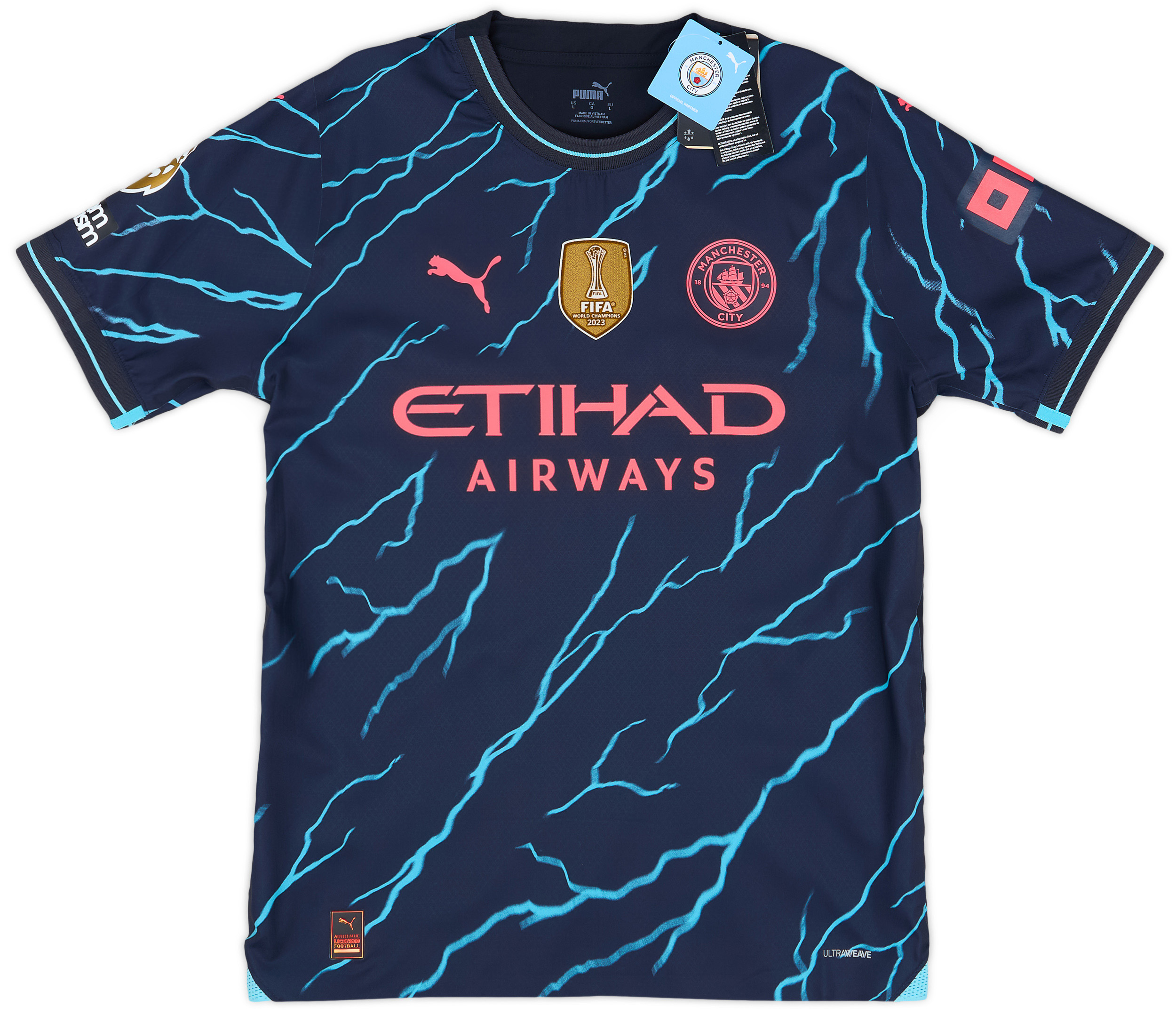 2023-24 Manchester City Player Issue Third Shirt