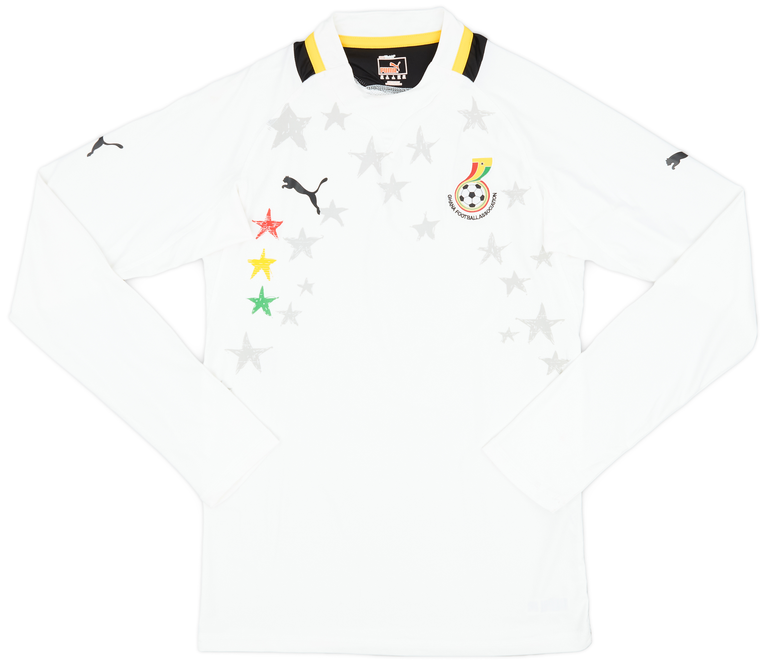 2012-14 Ghana Home L/S Shirt - 9/10 - (XXL)