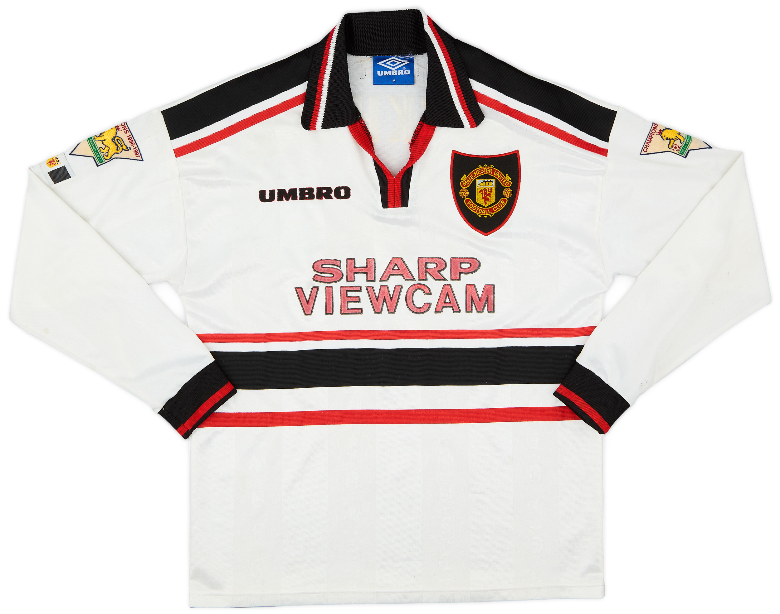 Manchester United 1998/99 Beckham #7 Sharp Home Soccer