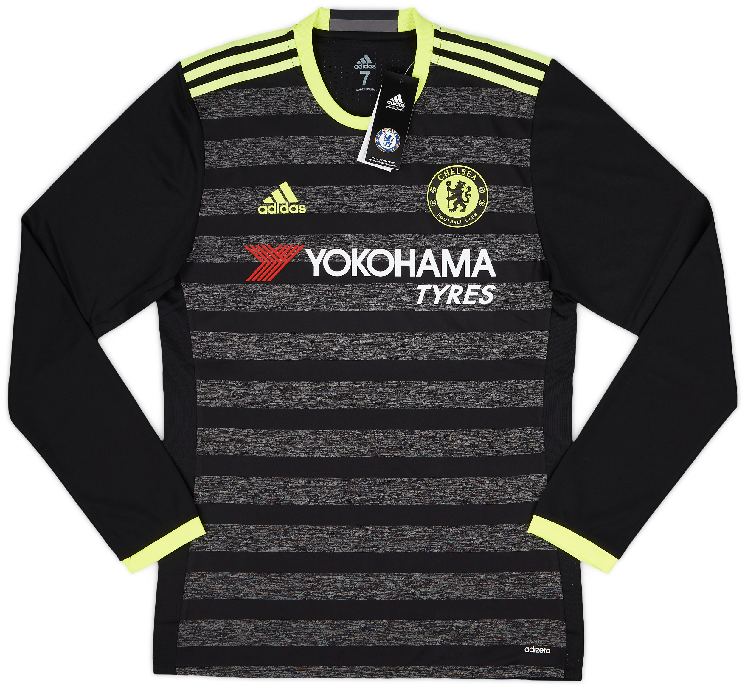 2016-17 Chelsea Player Issue Away L/S Shirt Hazard #10 (M/L)