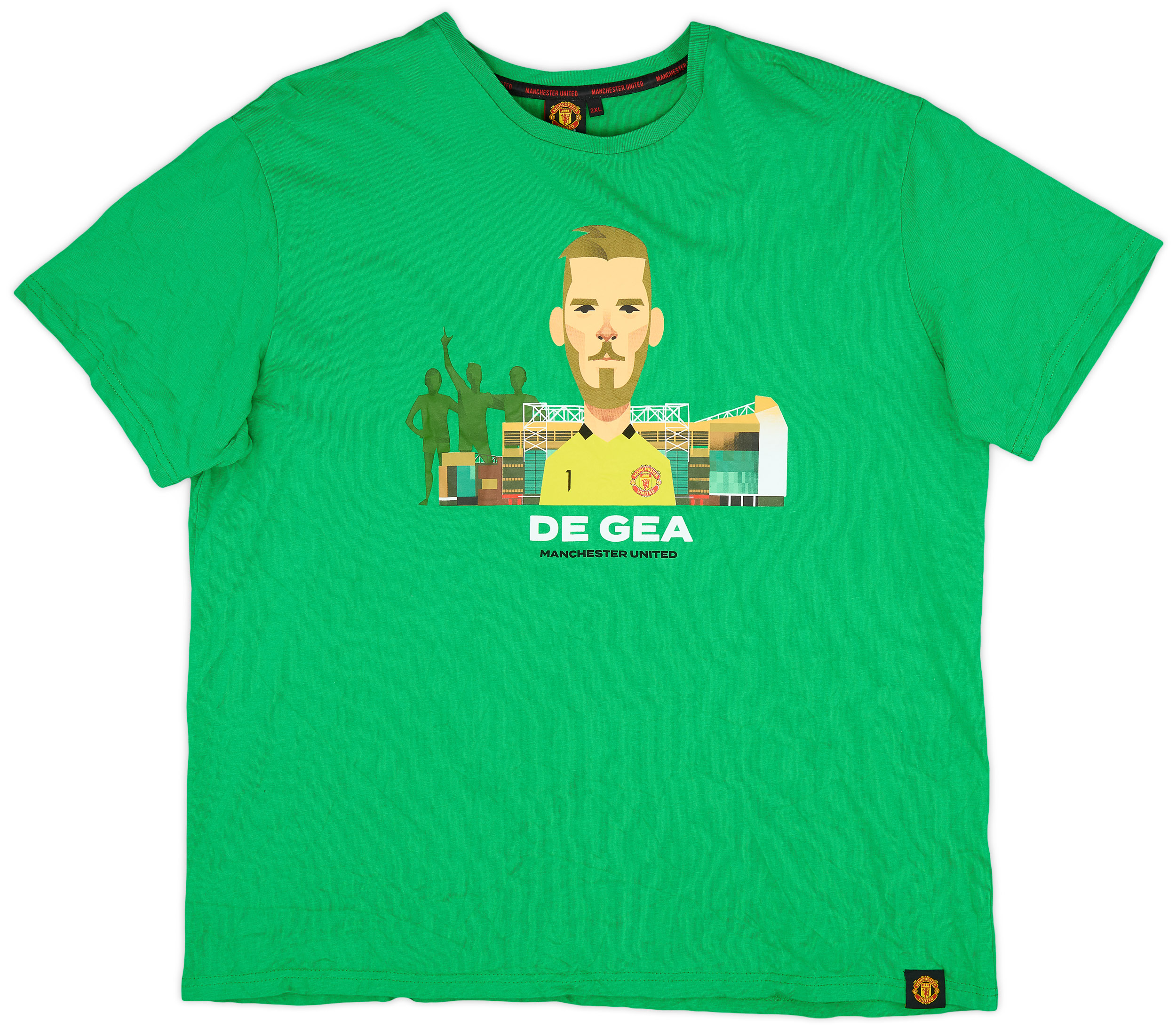 2014-15 Manchester United 'De Gea' Fan Tee - 8/10 - (XXL)