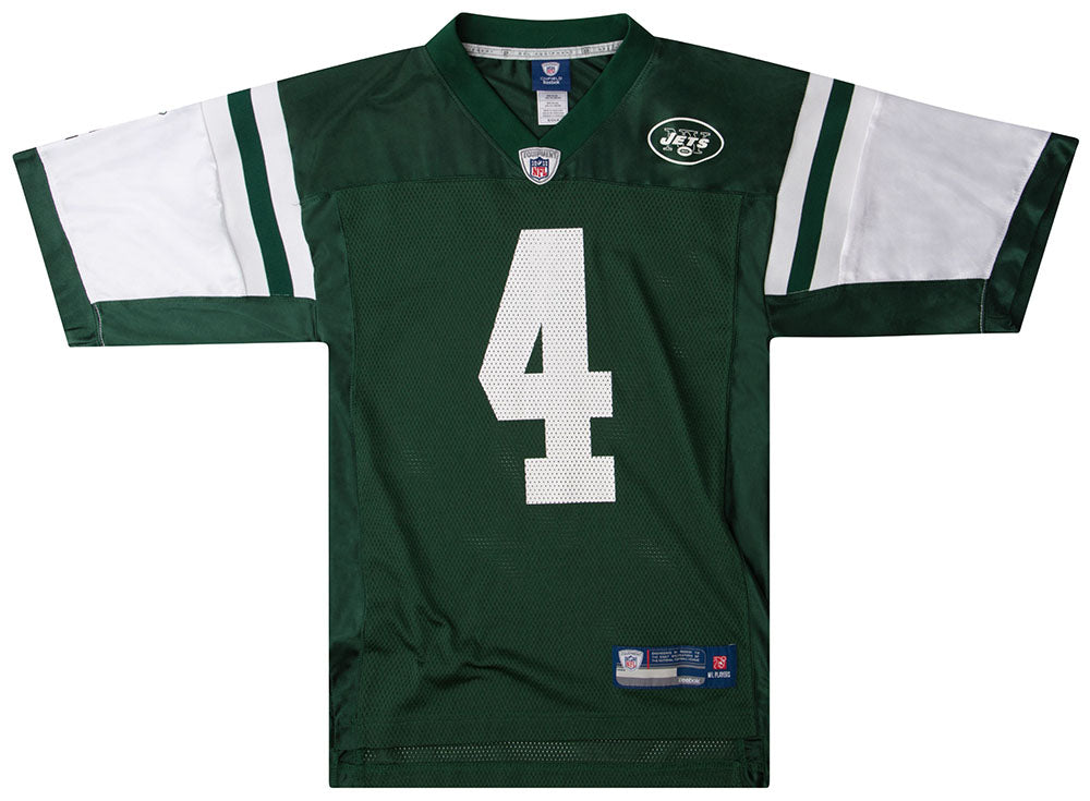 2008 New York Jets Favre #4 Reebok On Field Jersey (Home) XL