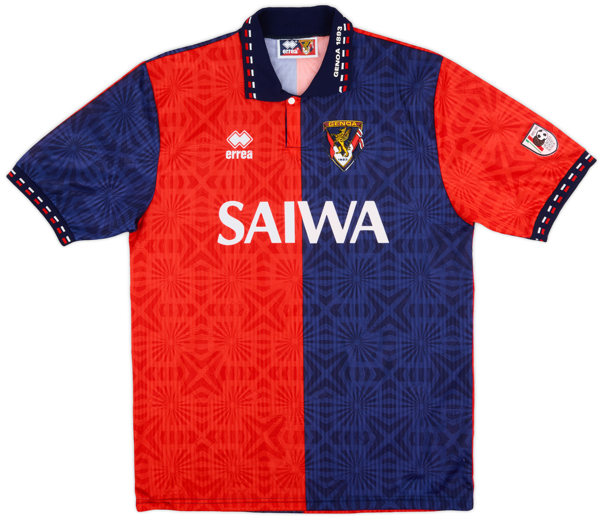 Maillot Genoa Vintage Années 90 - Haut Porté, Look Rétro Pour Collectionneur