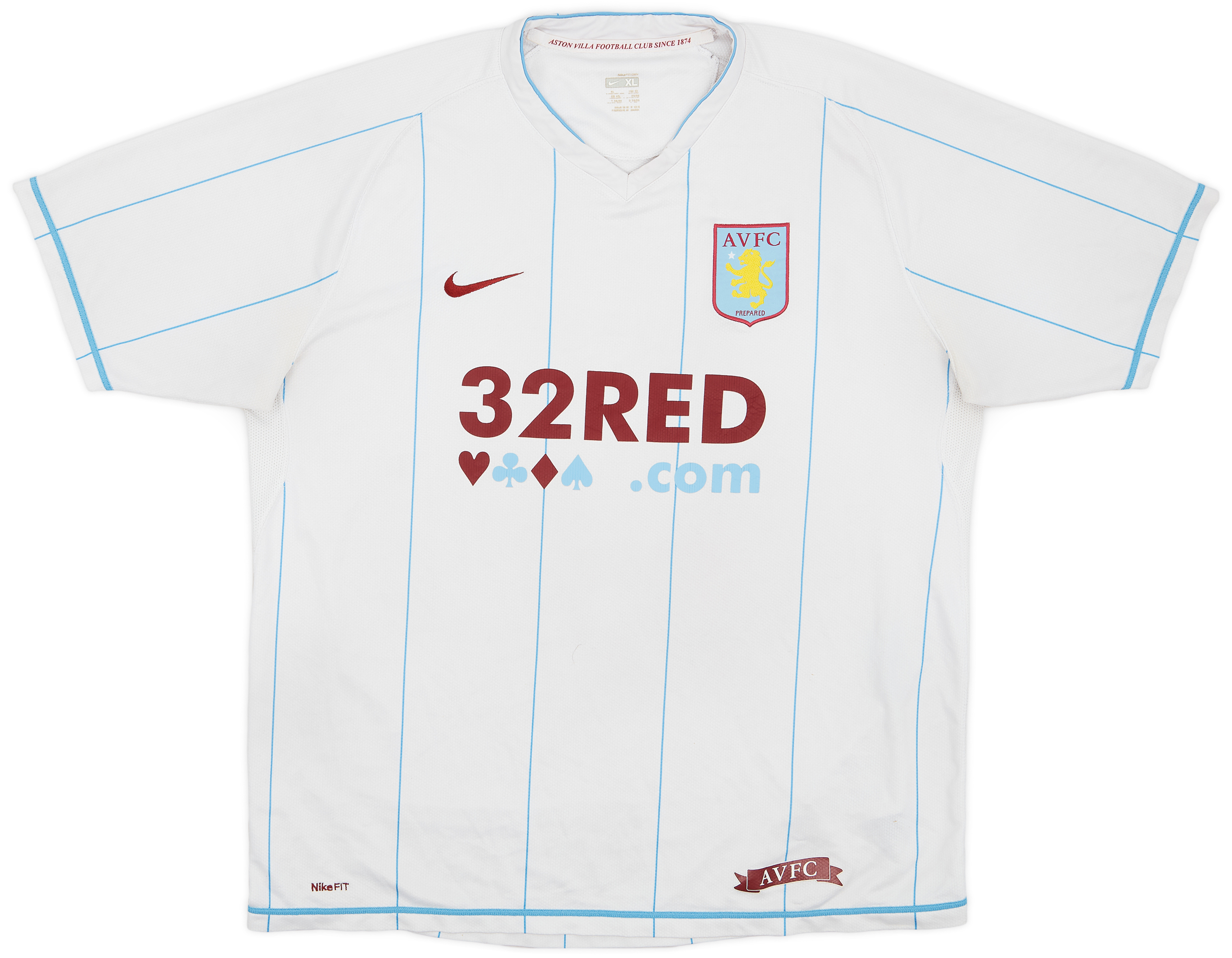 2007-08 Aston Villa Away Shirt - 5/10 - (XL)