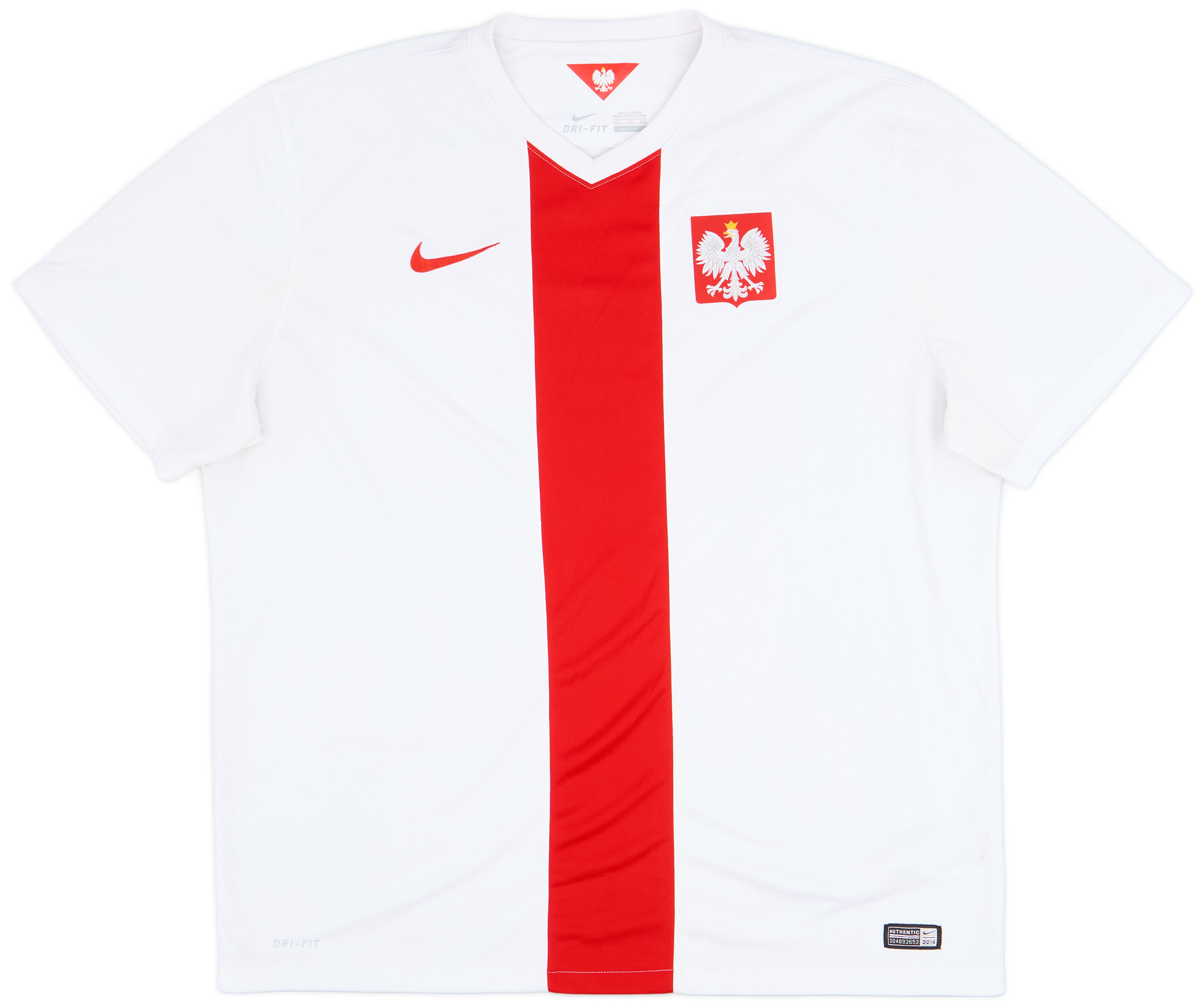 2014-16 Poland Home Shirt - 8/10 - (XXL)