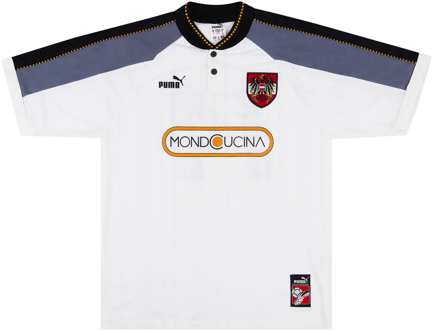 1997-98 Austria Match Issue Home Shirt #14