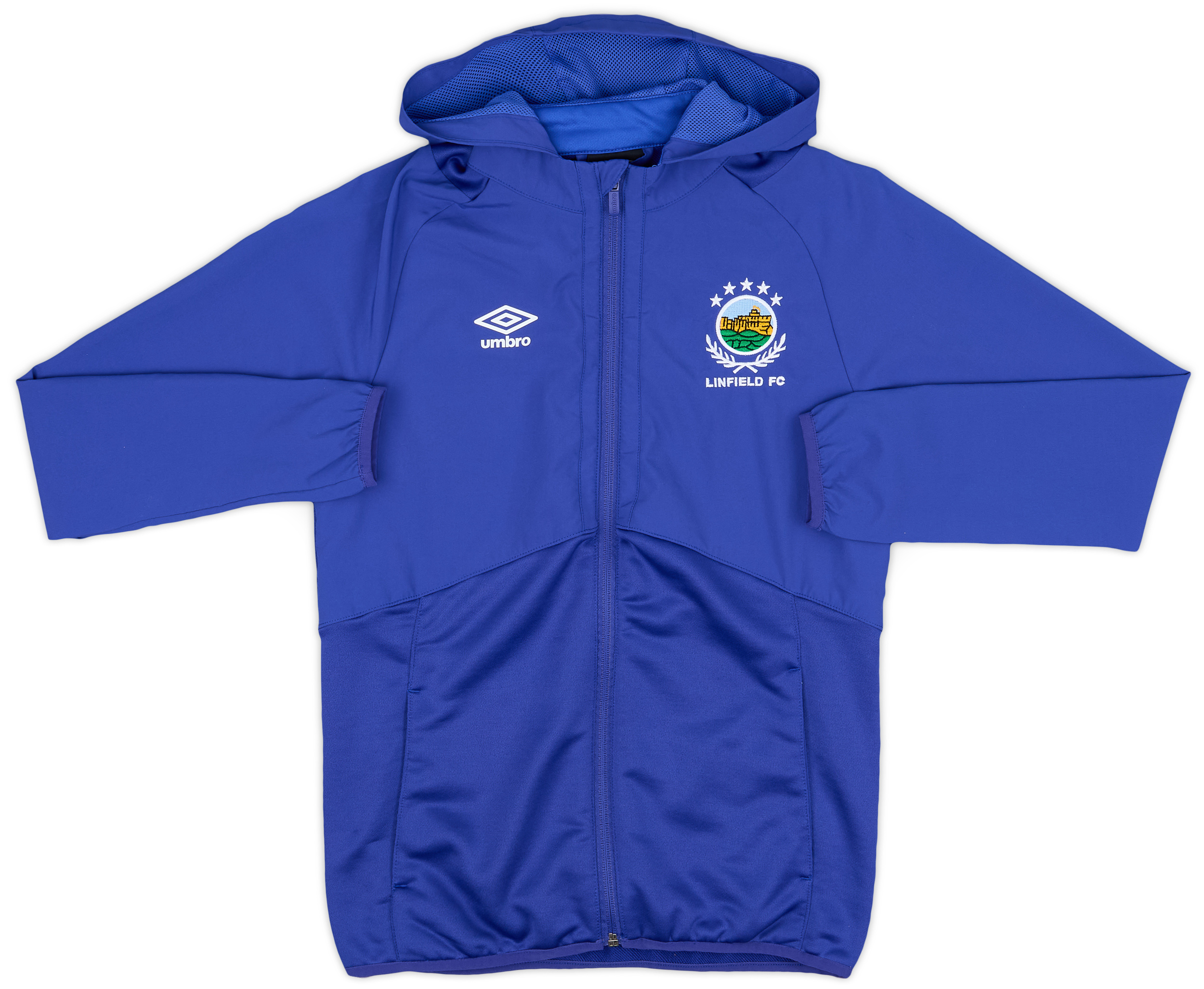 201617 Linfield Umbro Hooded Track Jacket 10/10 (L.Boys)