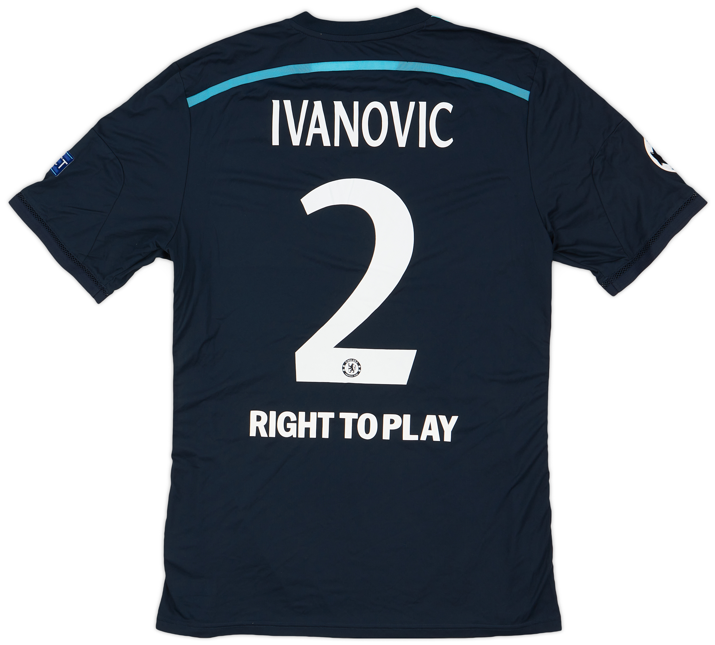 2014-15 Chelsea Player Issue Champions League Third Shirt Ivanovic