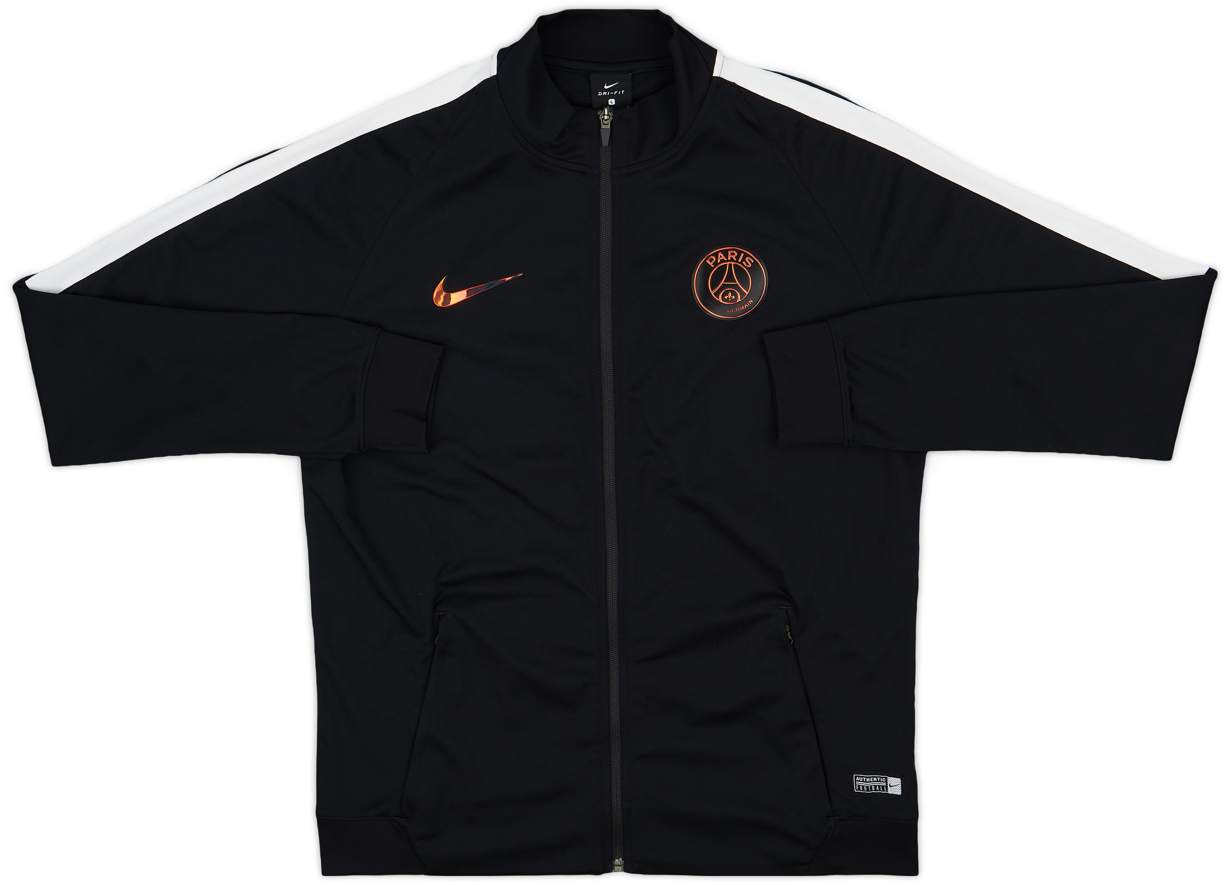 Veste De Survêtement PSG Paris Saint-Germain 2016/2017 Nike - Taille L, Rouge, Occasion Très Bon état