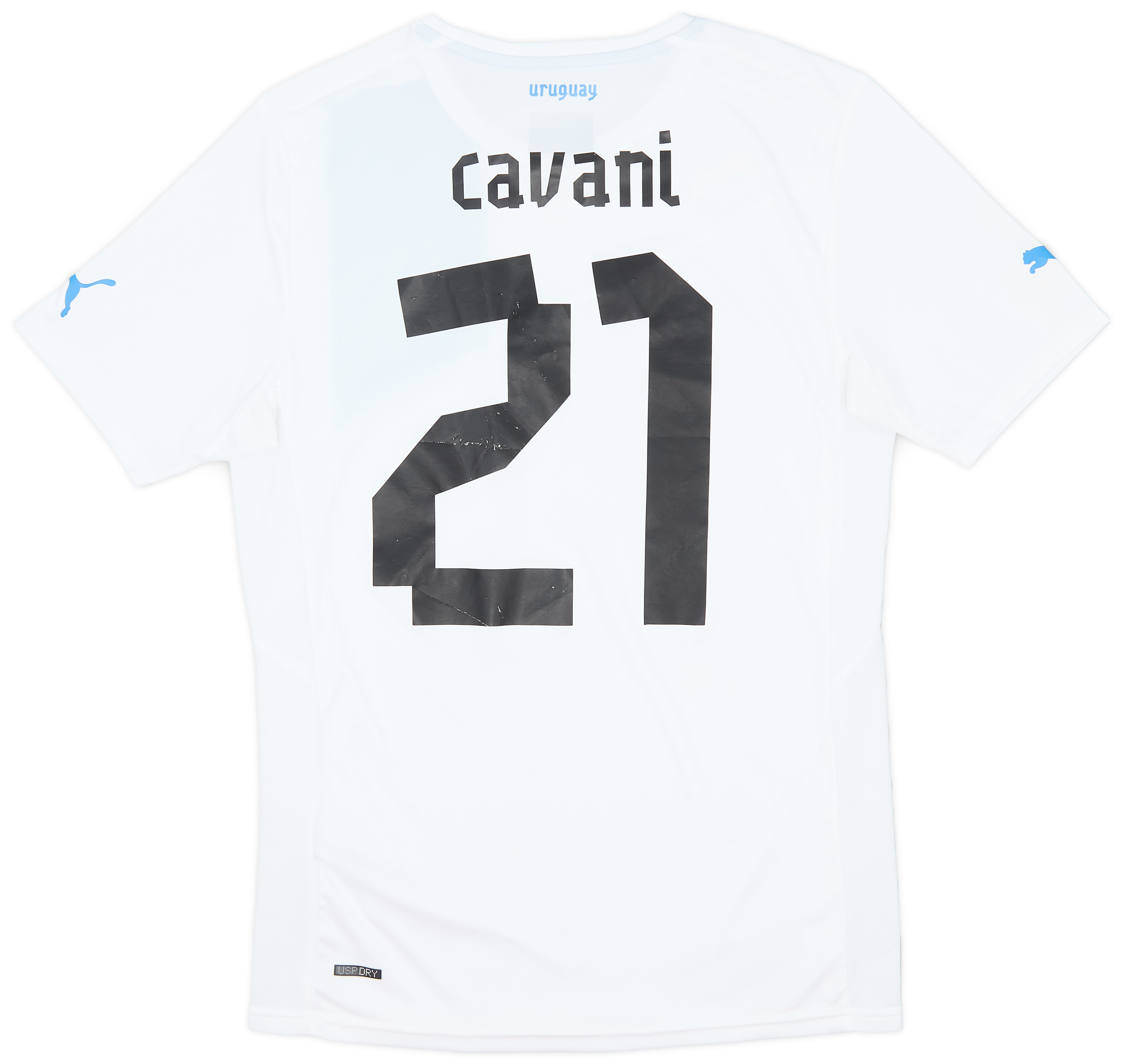 2012-13 Uruguay Away Shirt Cavani #21 - 6/10 - (M)