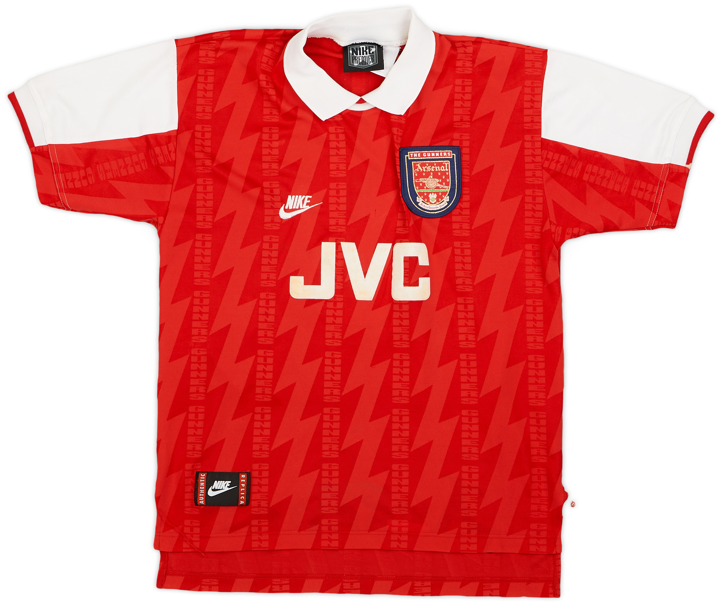 Nike アーセナル　ユニフォーム　96-97 Arsenal 1995 - 1996 away football shirt jersey Nike #8