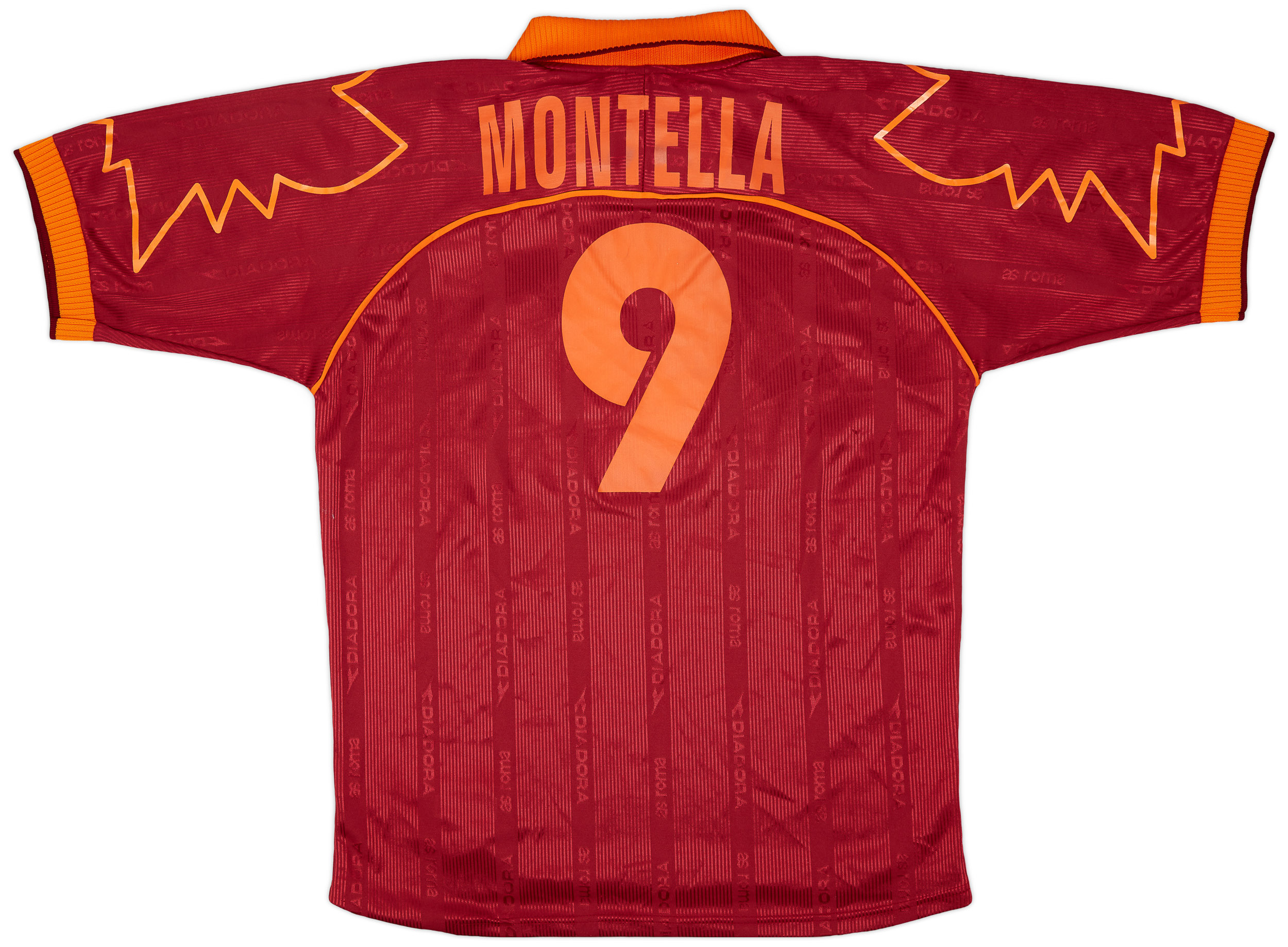 Montella's AS Roma Worn Shirt, 2001/02