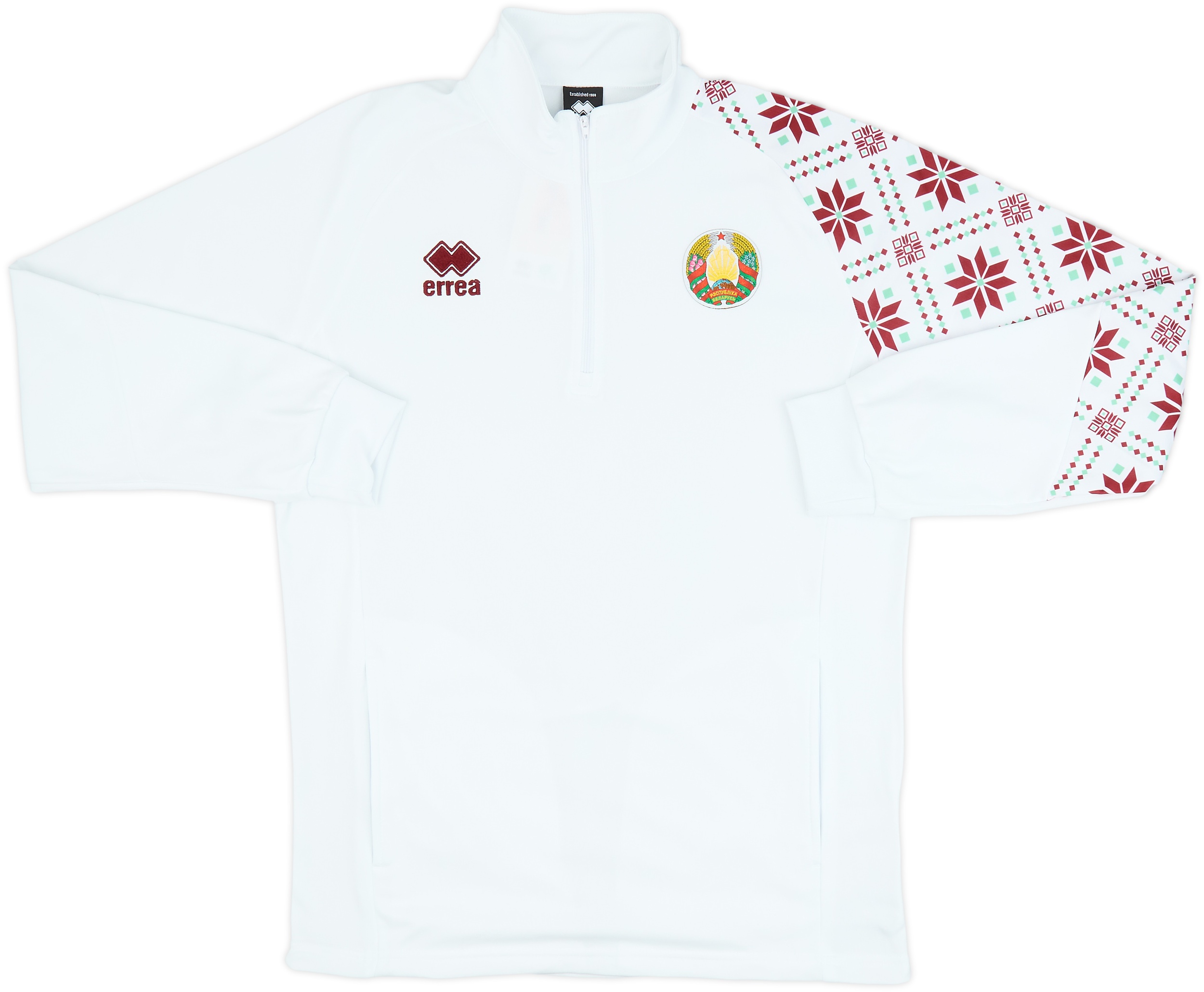 2024-25 Belarus Errea 1/4 Zip Training Top