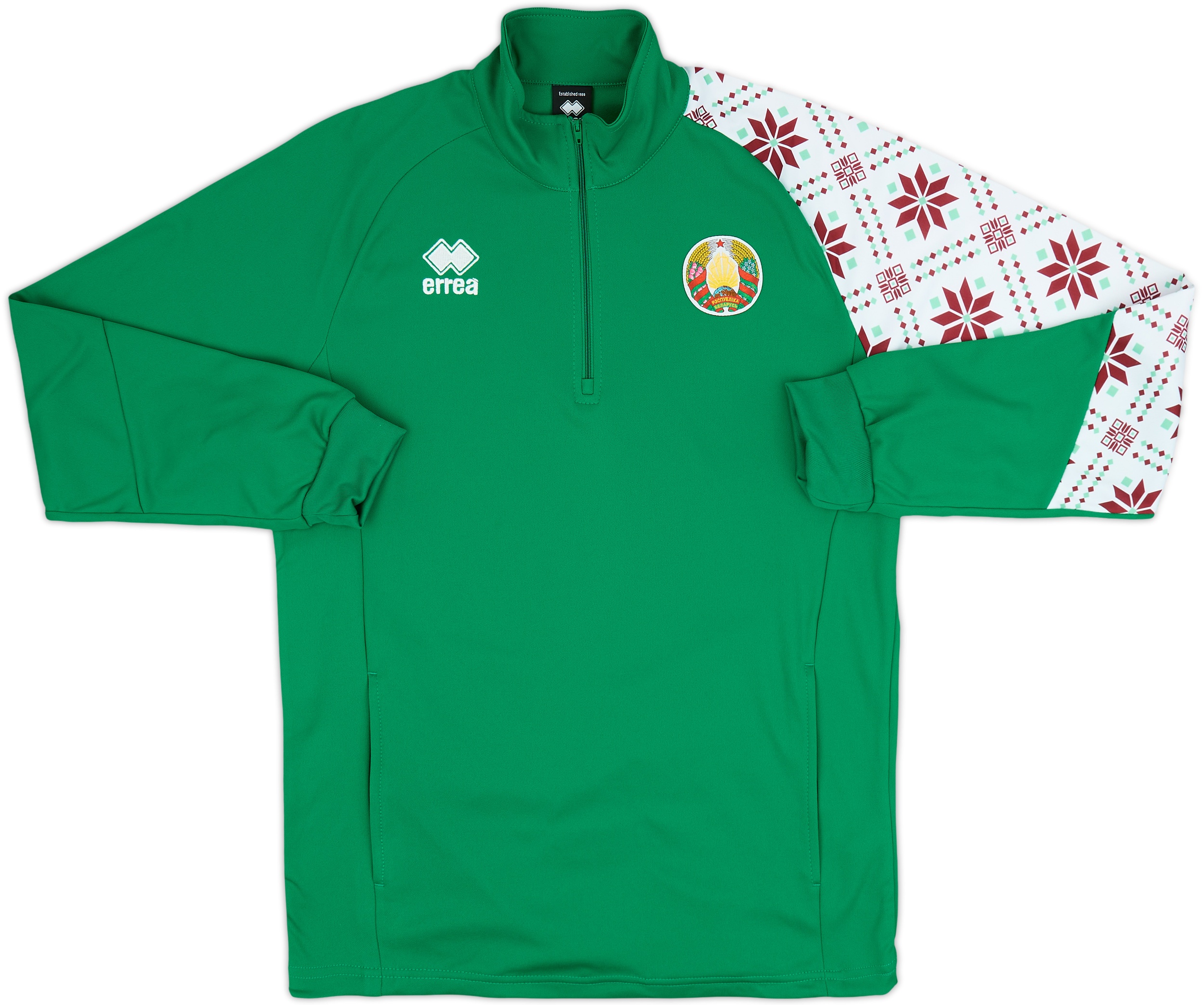 2024-25 Belarus Errea 1/4 Zip Training Top