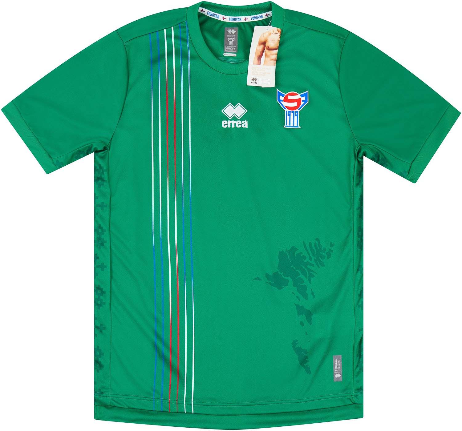 Faroe Islands Adult XL BNWT New Shirt Jersey Football Soccer Trikot Maglia SS