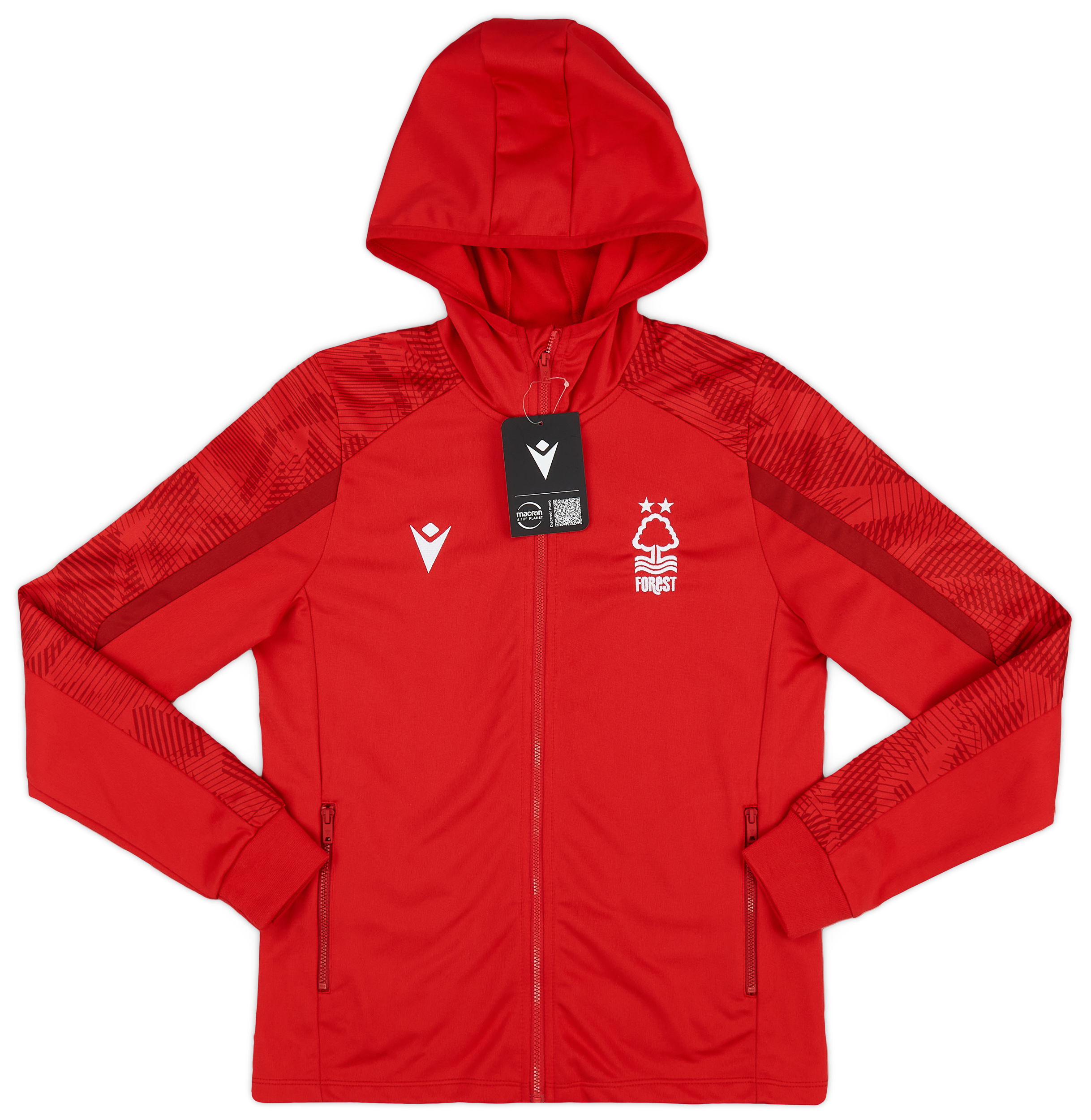 202223 Nottingham Forest Macron Hooded Jacket (XS)