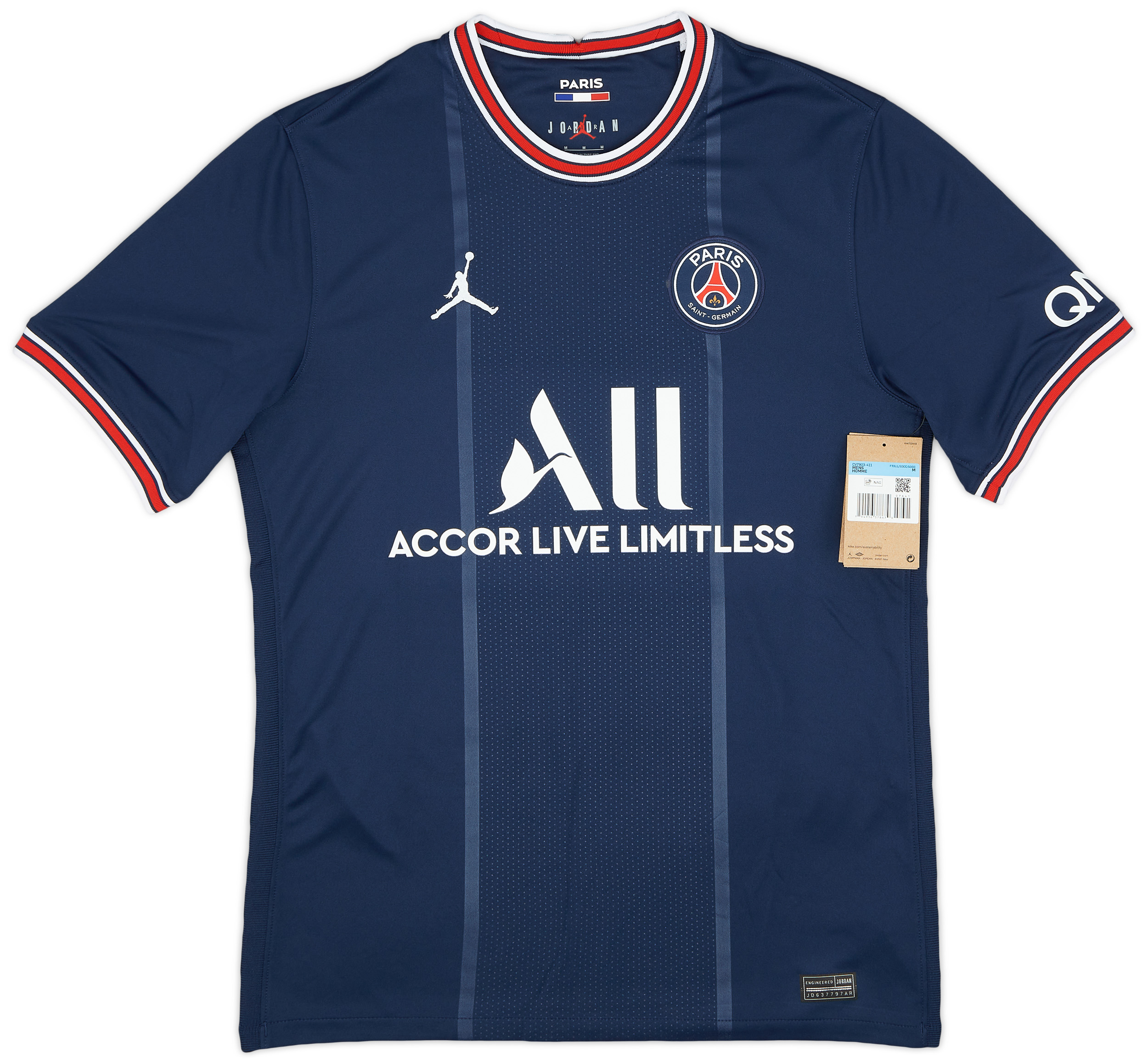 2021-22 Paris Saint-Germain Home Shirt Sergio Ramos #4 (M)