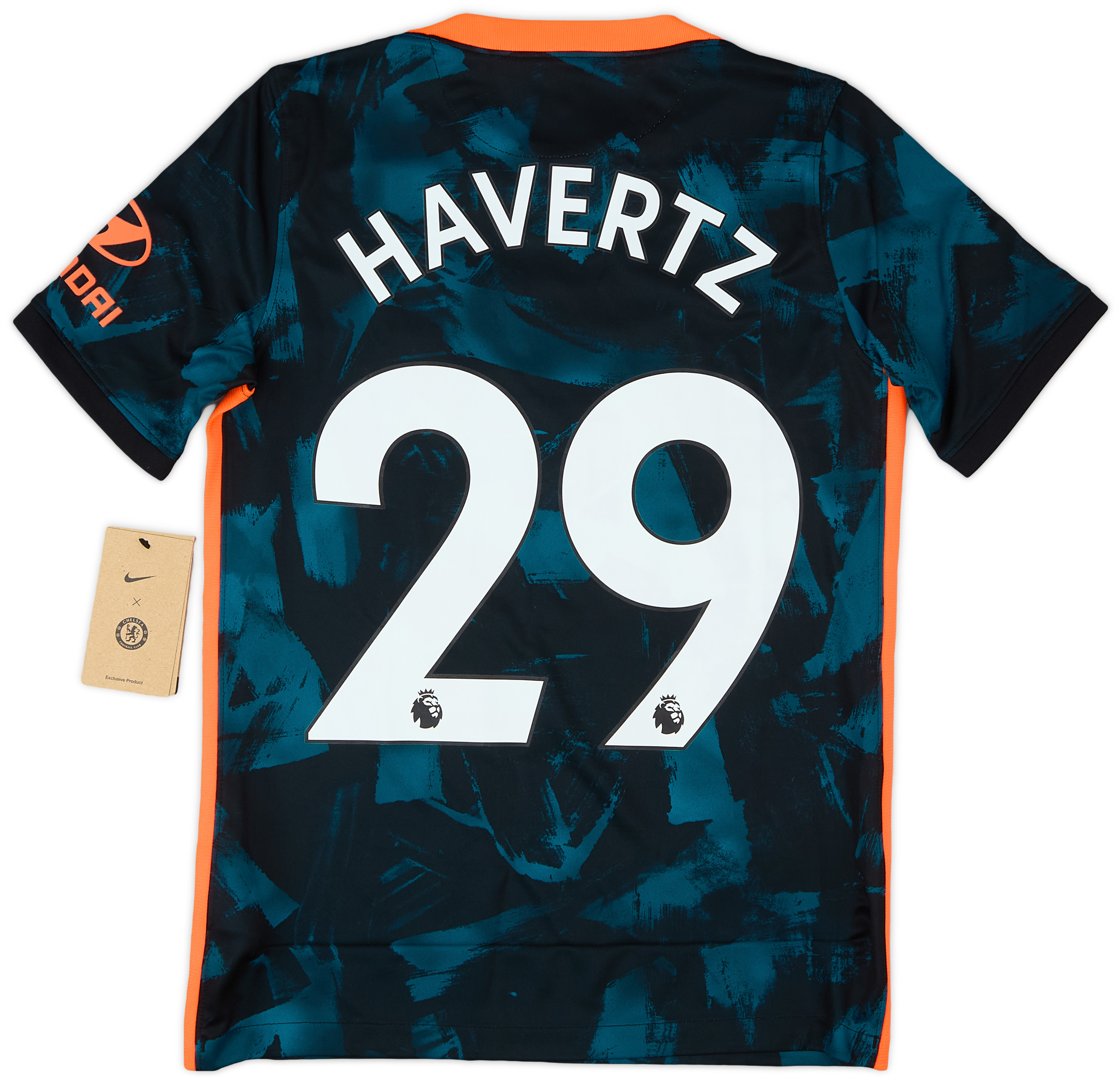 Chelsea FC Havertz 29番シャツ　チェルシー　サッカー　ユニ a644f71f86962c1856cd4d6ac4acf9