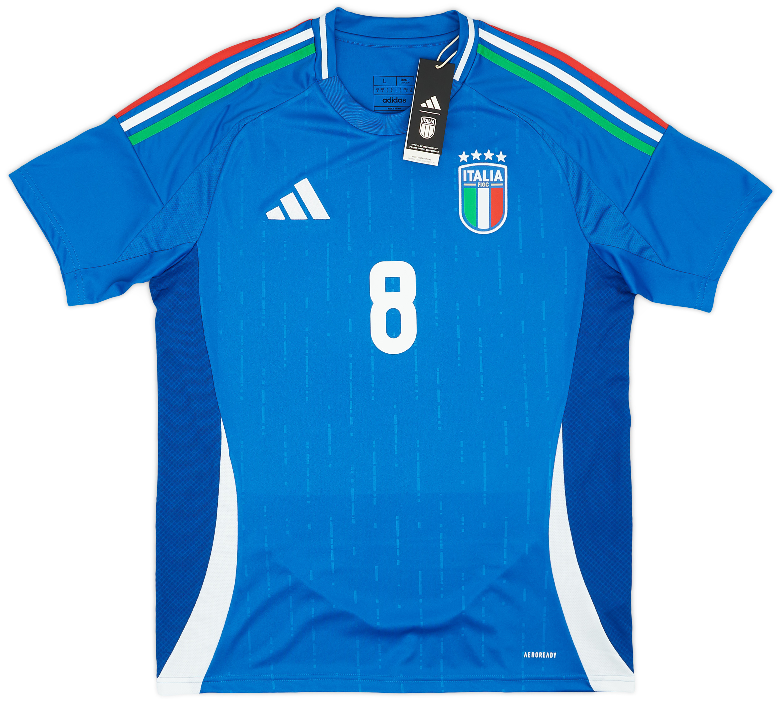 PUMA イタリア代表 Jorginho 8番 シャツ L 2022-23 Italy Home Shirt Jorginho #8