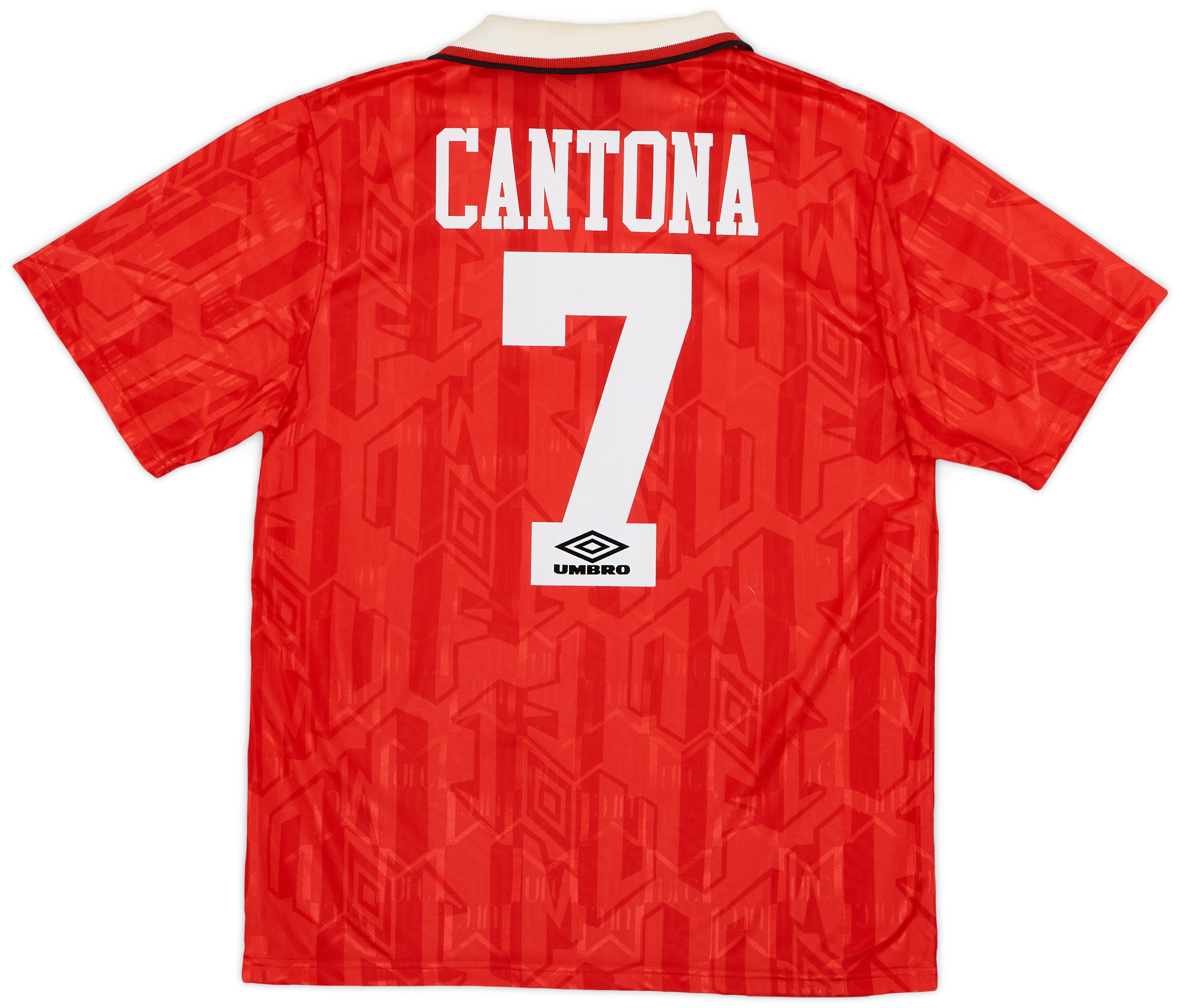 1992-94 Manchester United Home Shirt Cantona #7 - 6/10 - (M)